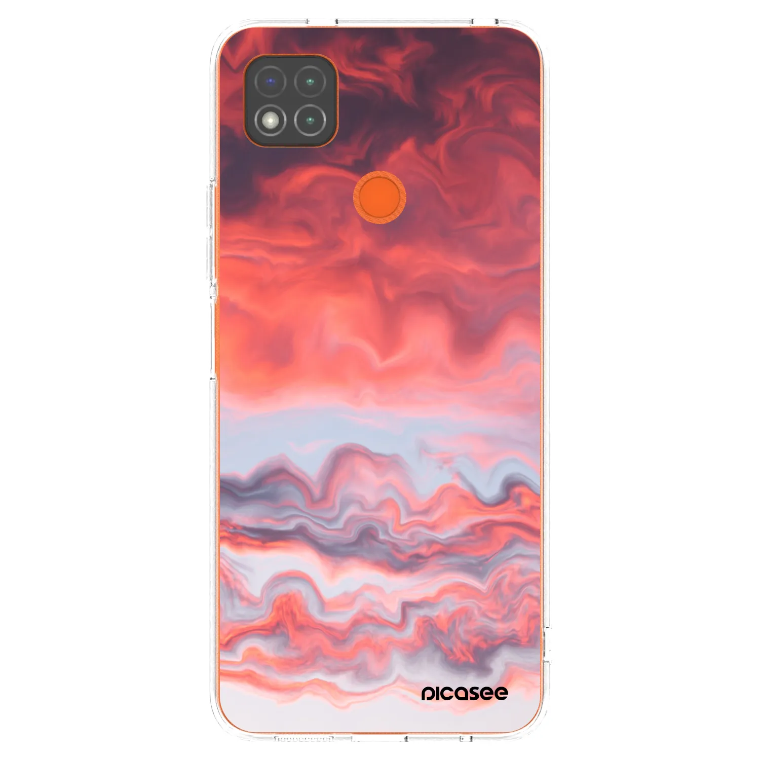 Picasee silikonový průhledný obal pro Xiaomi Redmi 9C - Sunset