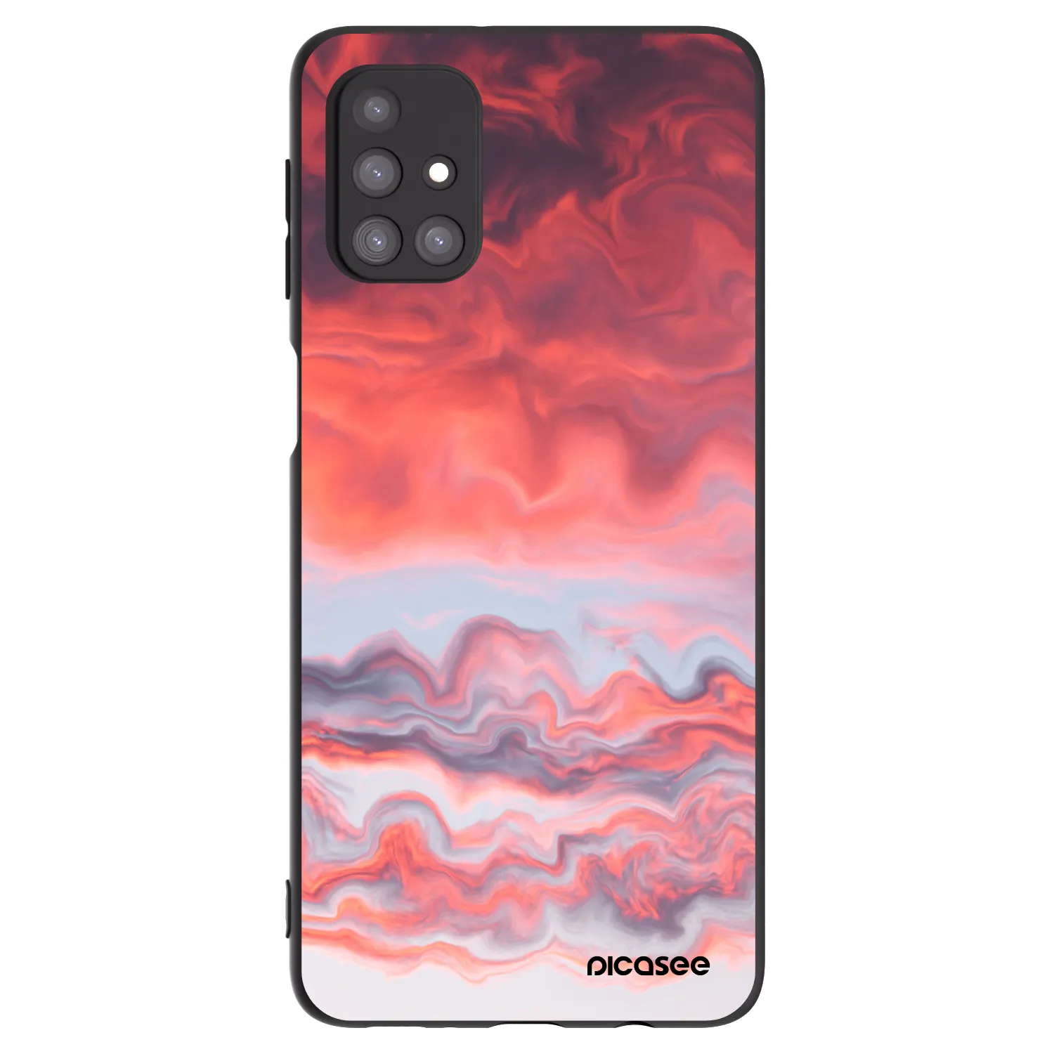 Picasee silikonový černý obal pro Samsung Galaxy M31s - Sunset