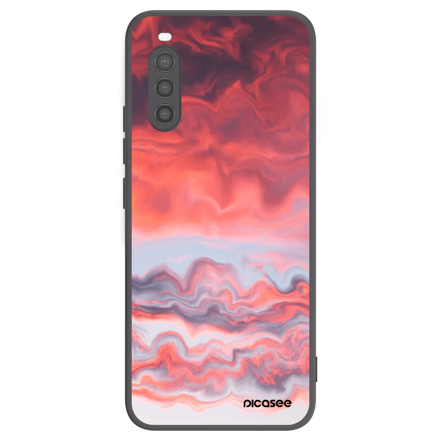 Picasee silikonový černý obal pro Sony Xperia 10 II - Sunset