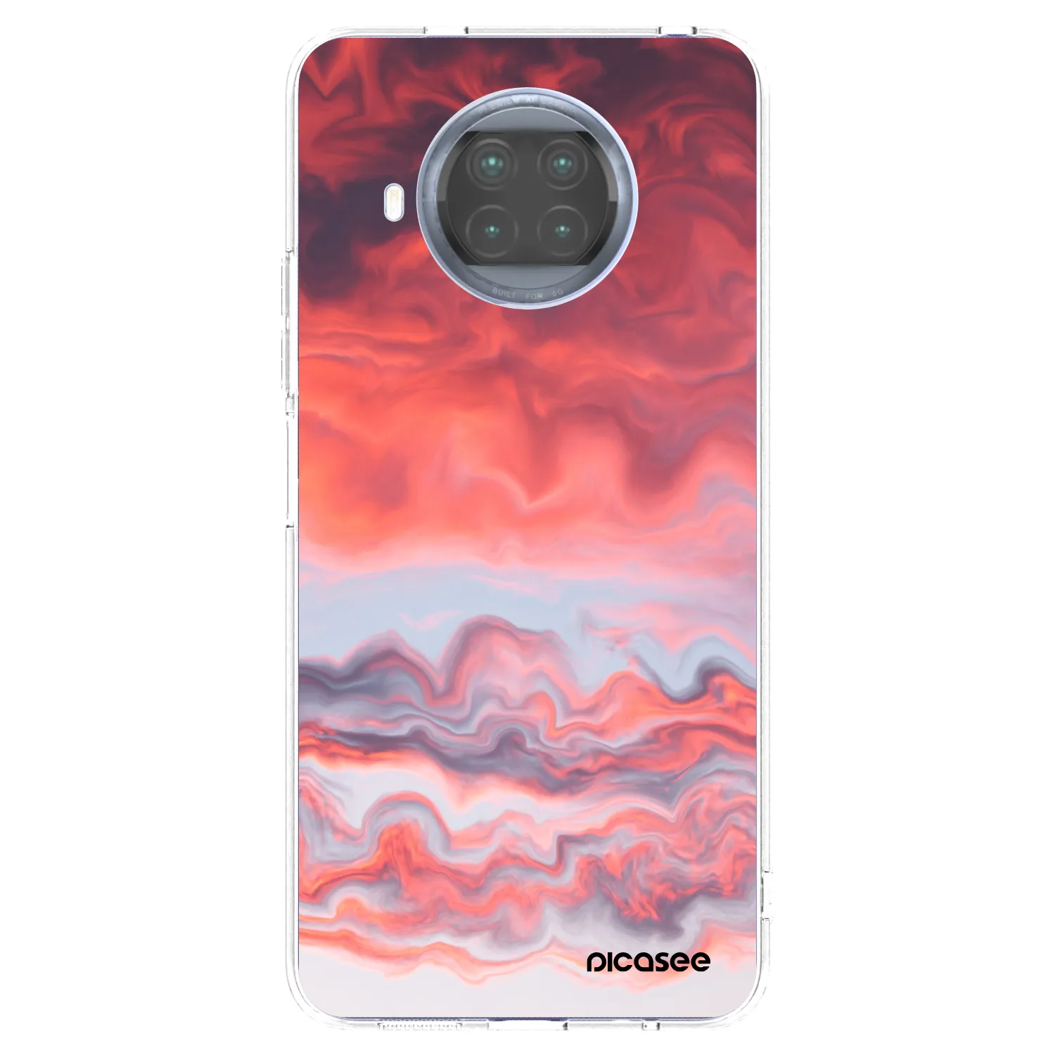 Picasee silikonový průhledný obal pro Xiaomi Mi 10T Lite - Sunset