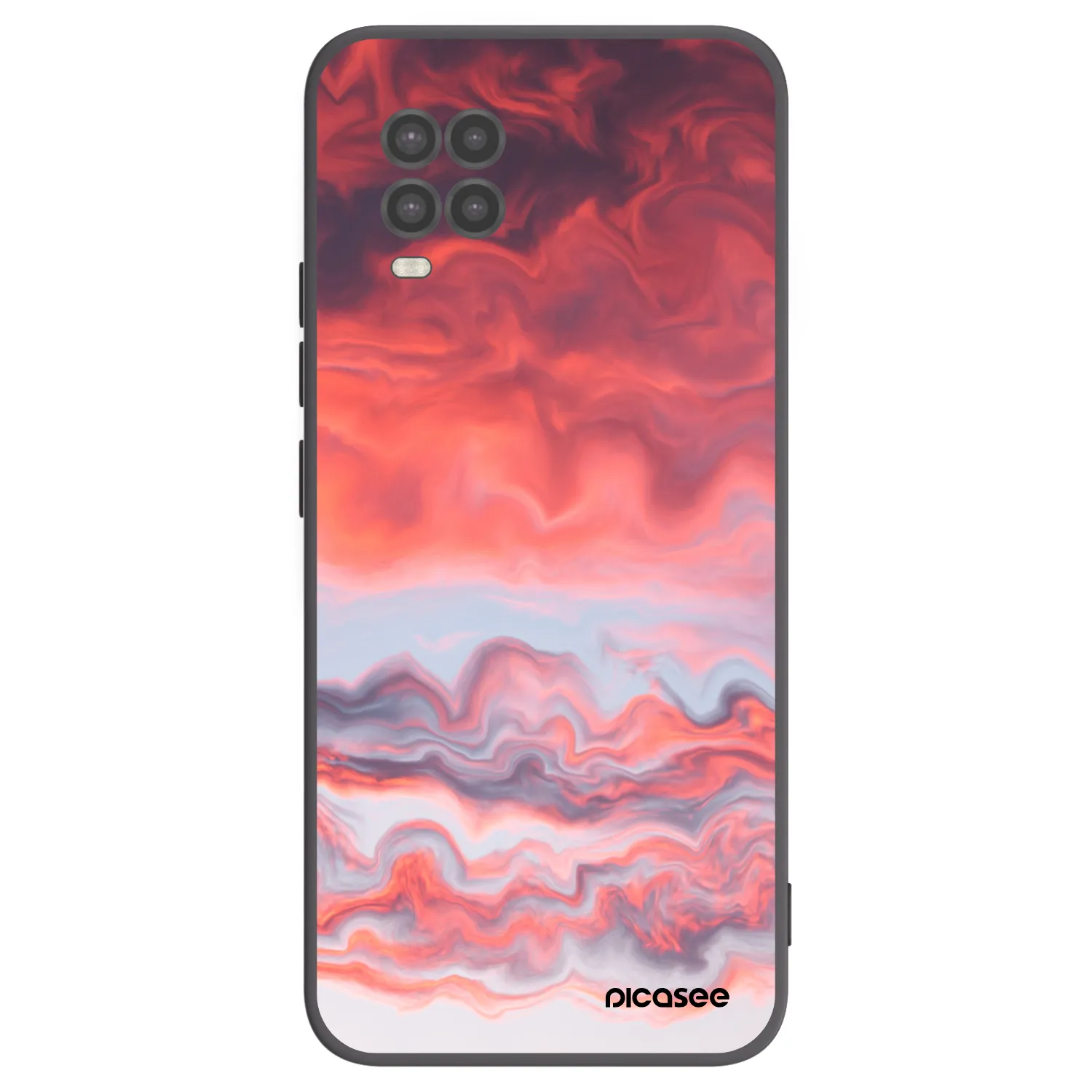 Picasee silikonový černý obal pro Xiaomi Mi 10 Lite - Sunset