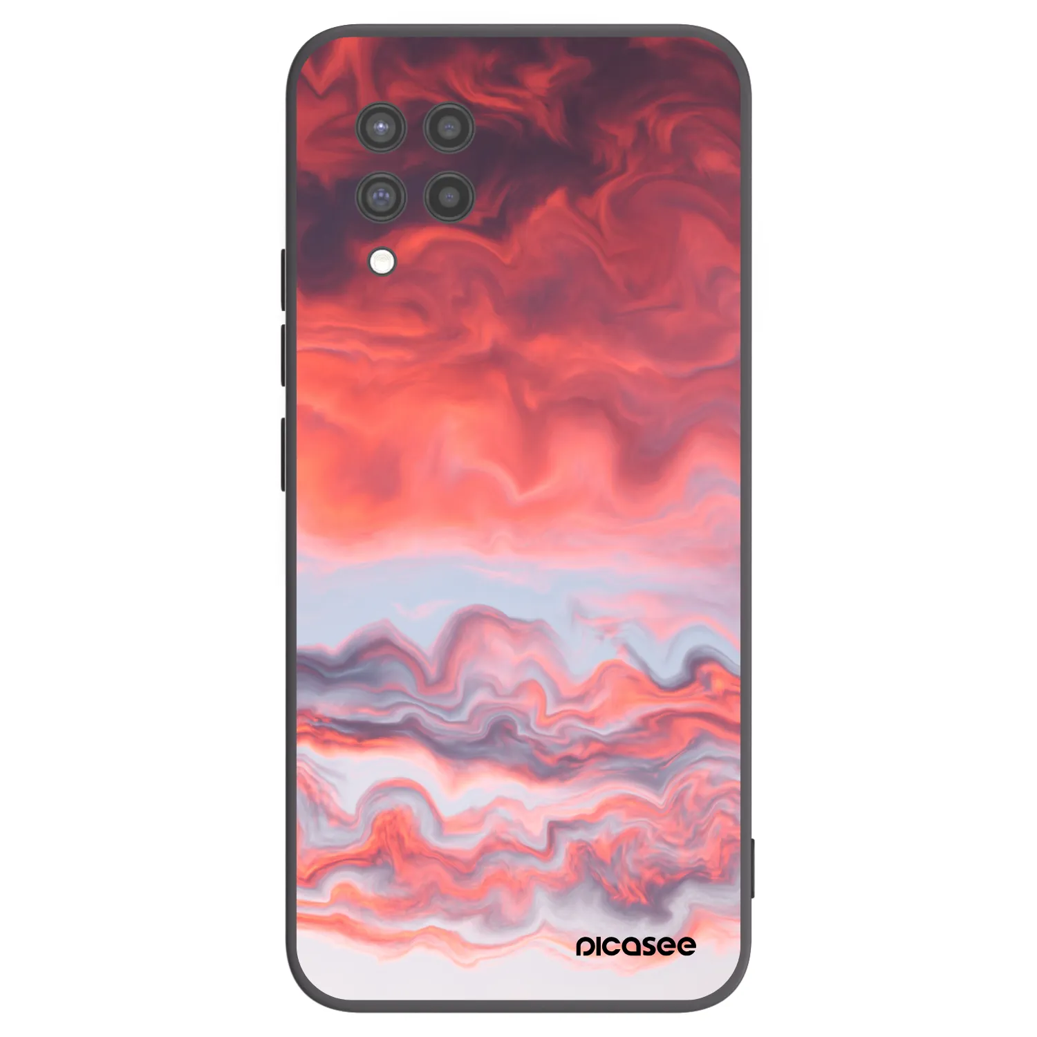 Picasee silikonový černý obal pro Samsung Galaxy A42 A426B - Sunset