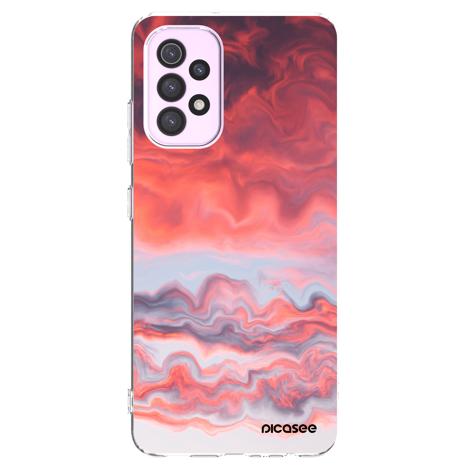 Picasee silikonový průhledný obal pro Samsung Galaxy A32 5G A326B - Sunset