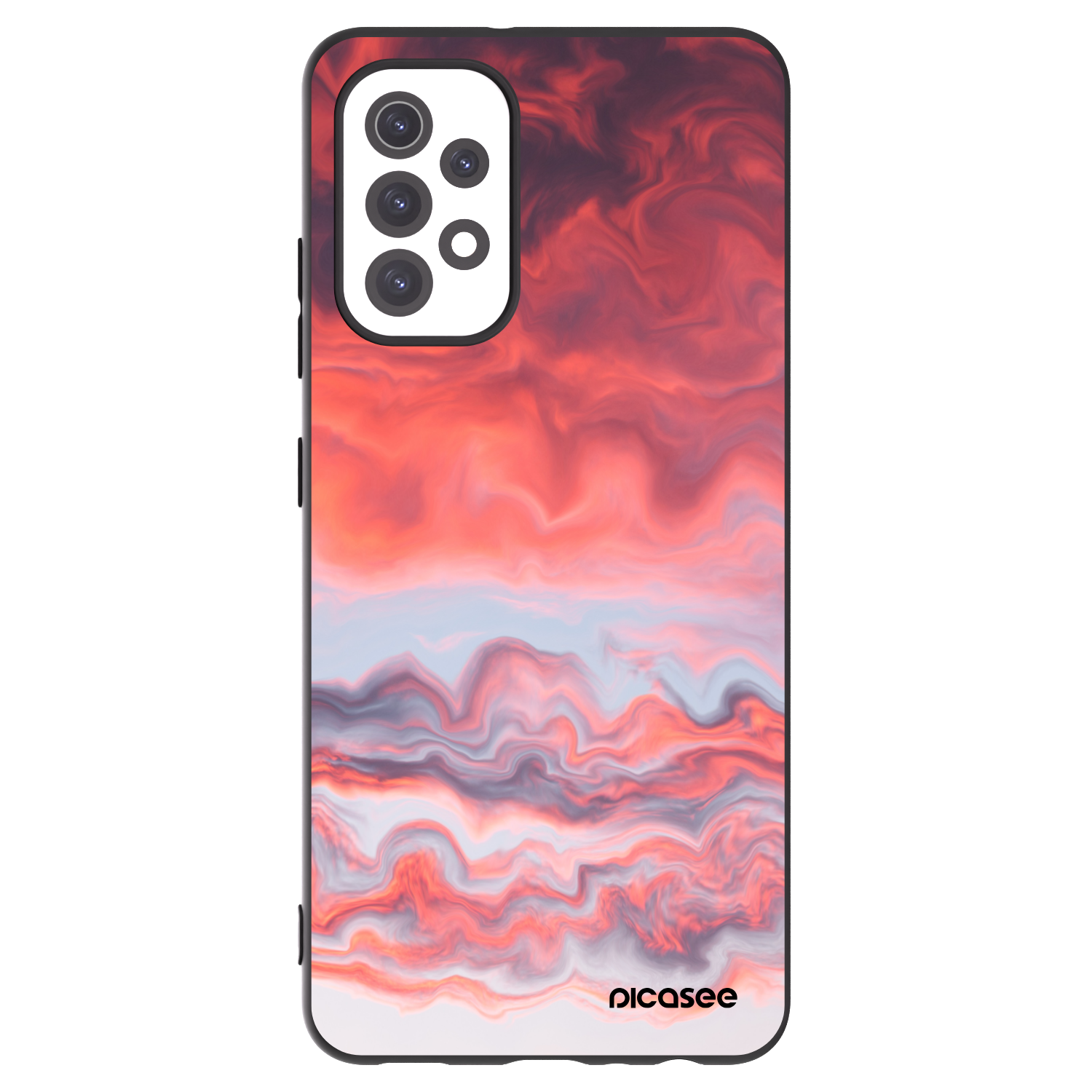 Picasee silikonový černý obal pro Samsung Galaxy A32 5G A326B - Sunset