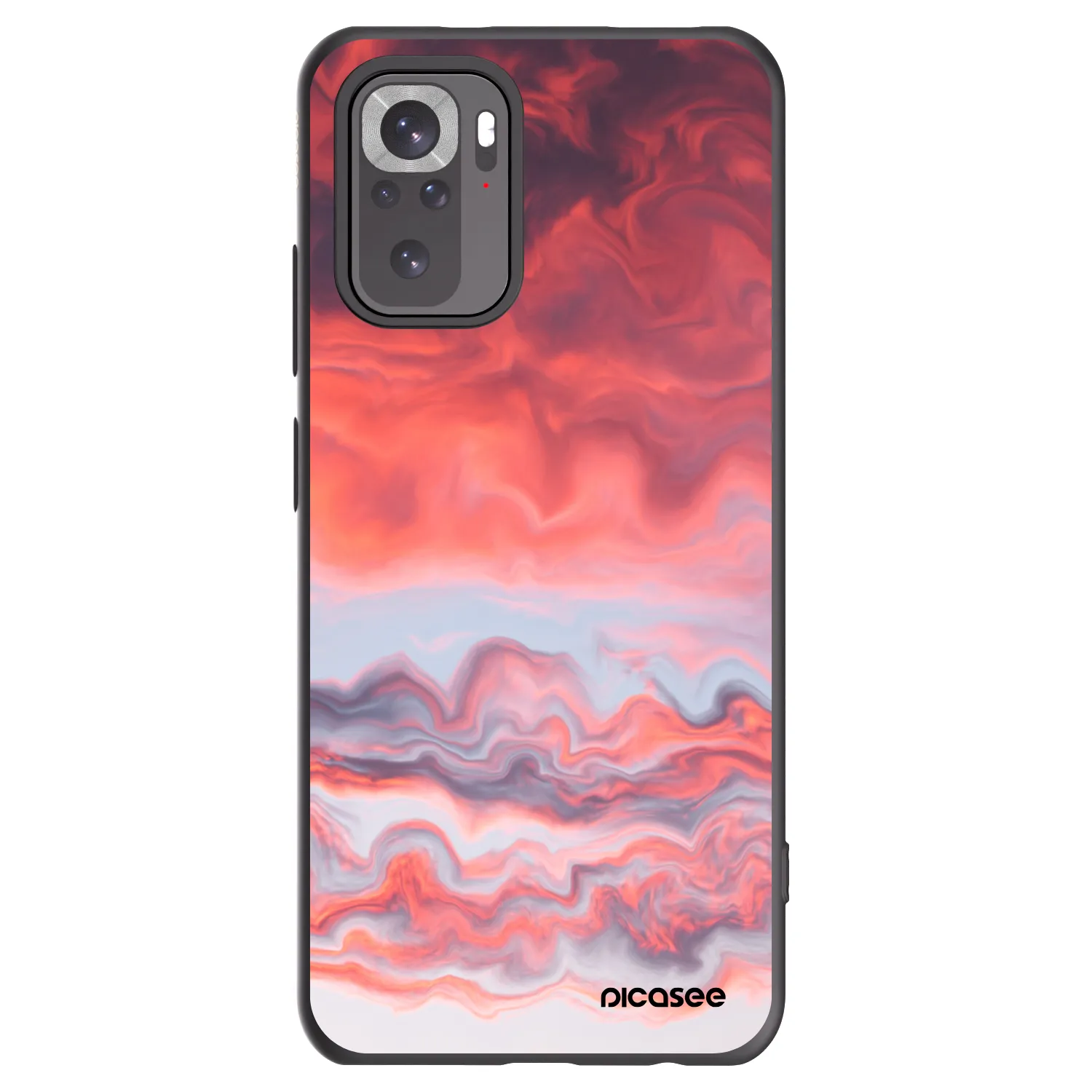 Picasee silikonový černý obal pro Xiaomi Redmi Note 10S - Sunset
