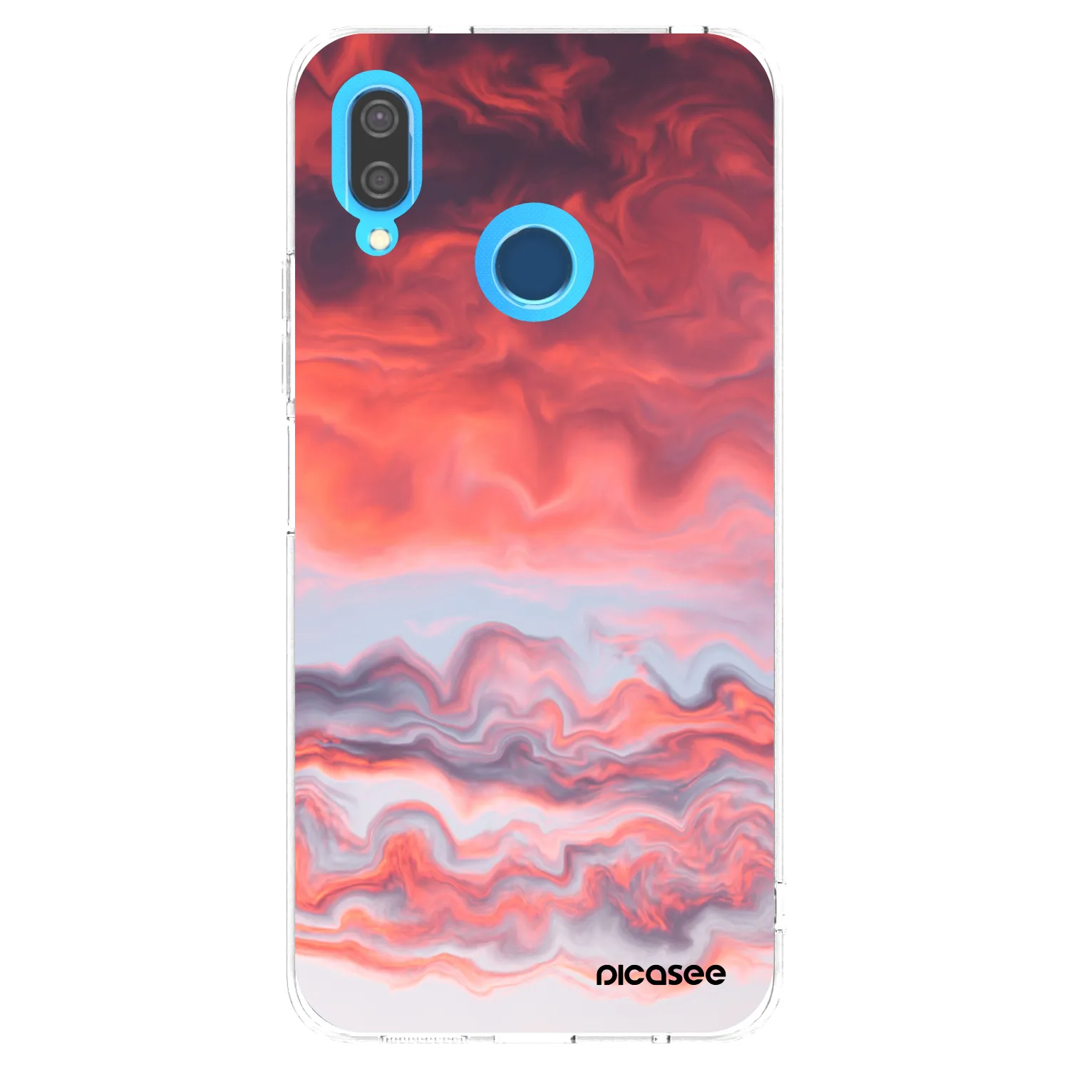 Picasee silikonový průhledný obal pro Huawei P20 Lite - Sunset