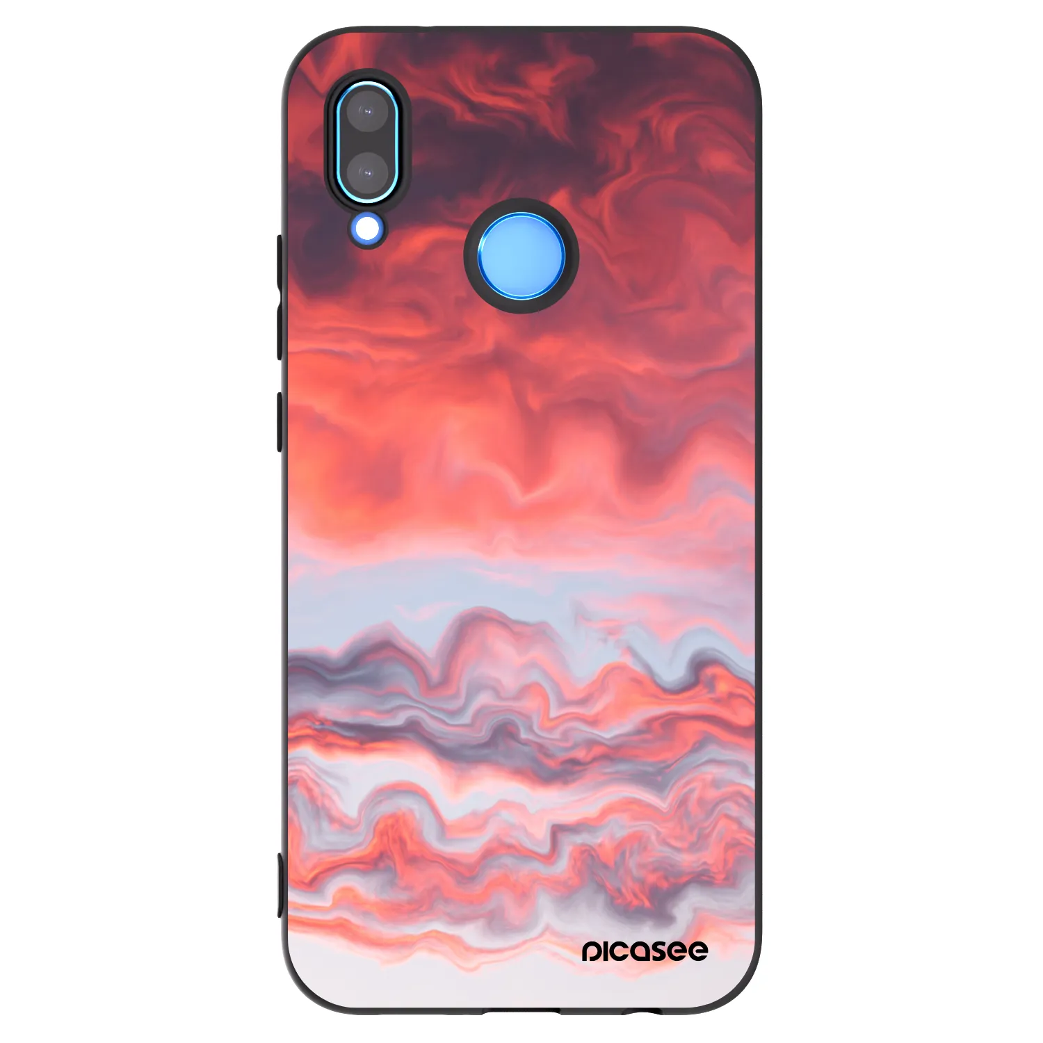 Picasee silikonový černý obal pro Huawei P20 Lite - Sunset