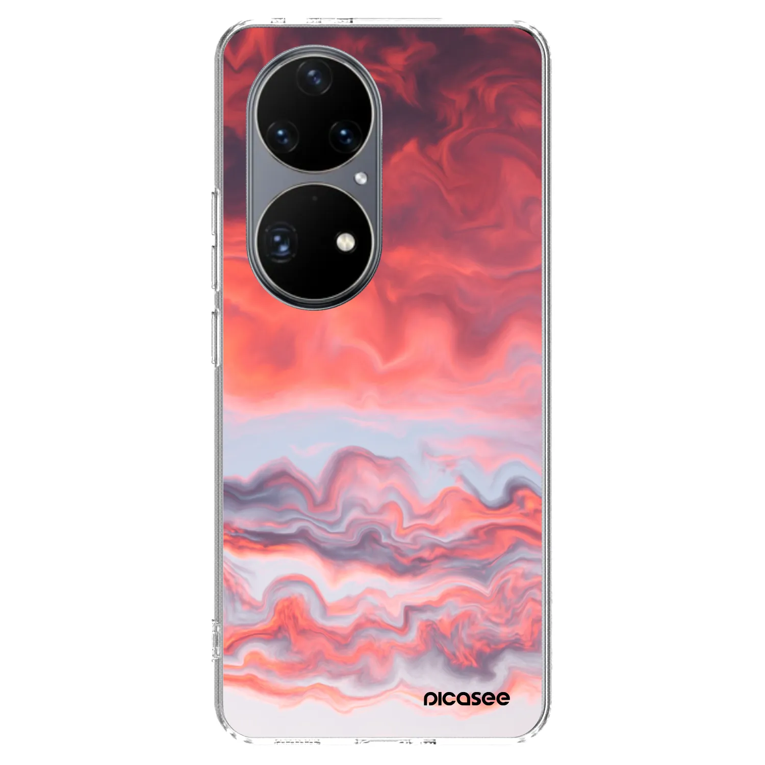 Picasee silikonový průhledný obal pro Huawei P50 - Sunset