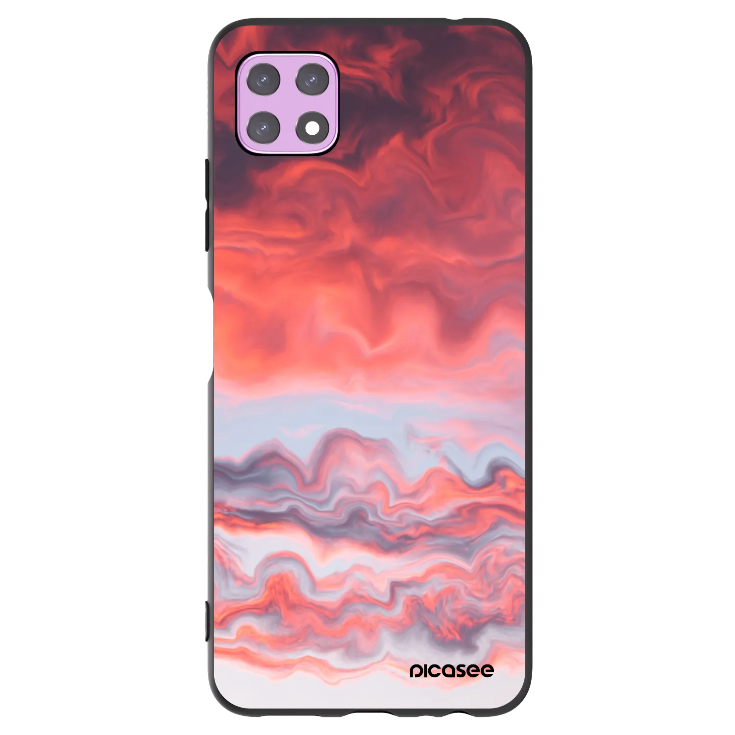 Picasee silikonový černý obal pro Samsung Galaxy A22 A226B 5G - Sunset