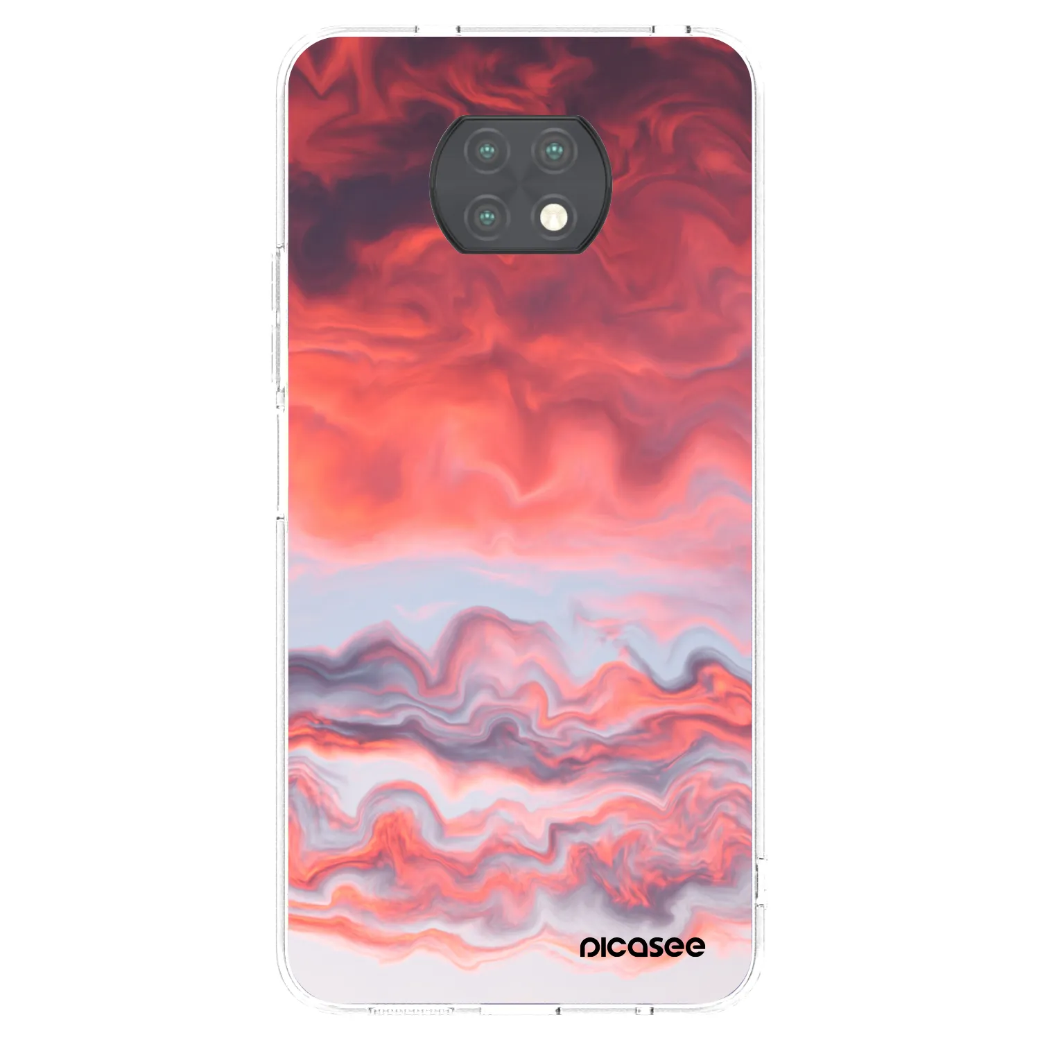 Picasee silikonový průhledný obal pro Xiaomi Redmi Note 9T - Sunset