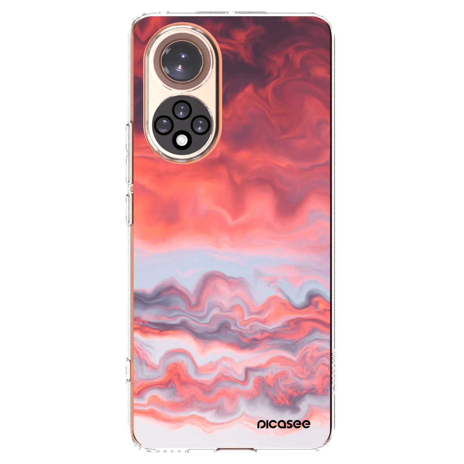 Picasee silikonový průhledný obal pro Honor 50 5G - Sunset