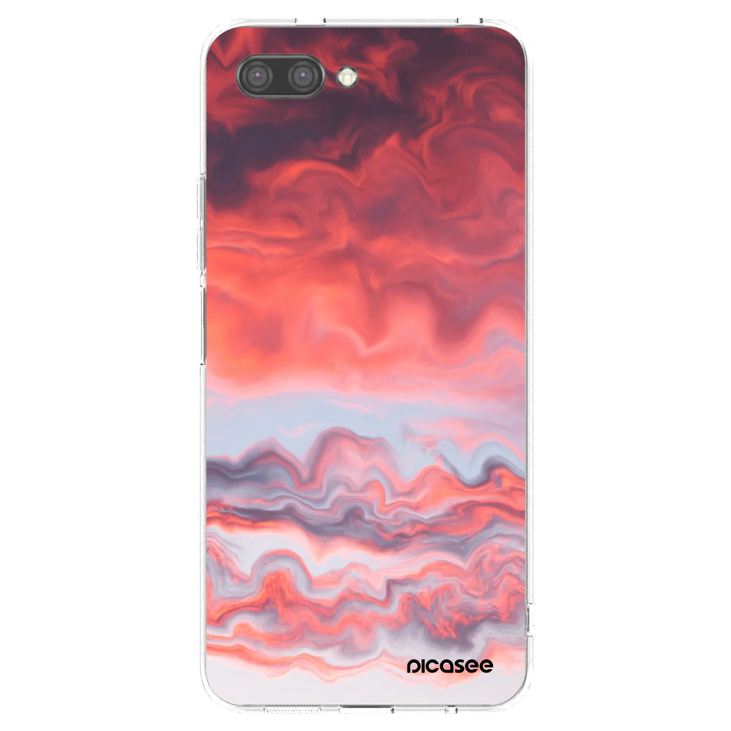 Picasee silikonový průhledný obal pro Honor 10 - Sunset