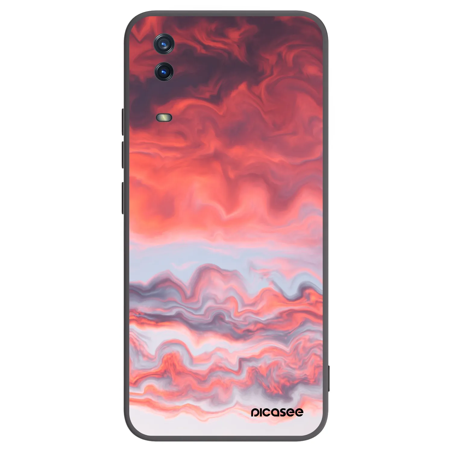 Picasee silikonový černý obal pro Vivo Y11s - Sunset