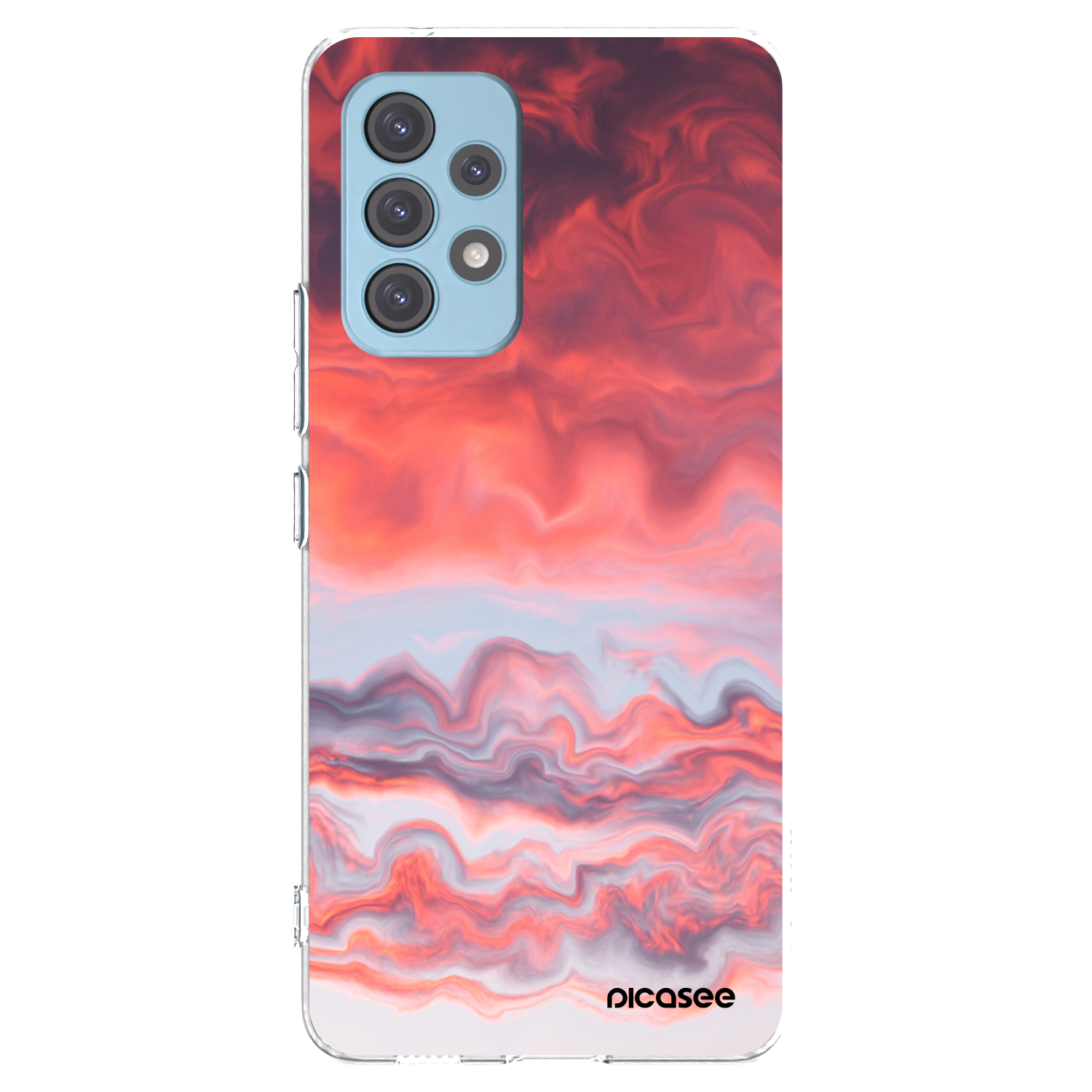 Picasee silikonový průhledný obal pro Samsung Galaxy A53 5G A536 - Sunset