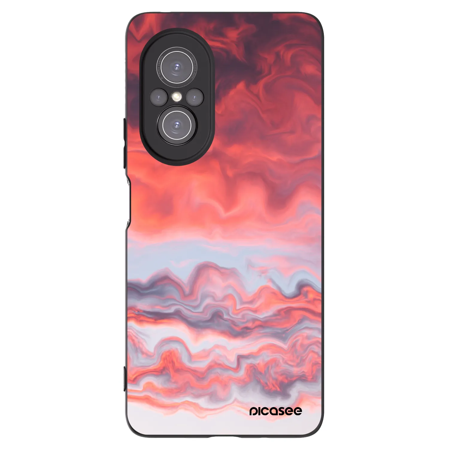 Picasee silikonový černý obal pro Huawei Nova 9 SE - Sunset