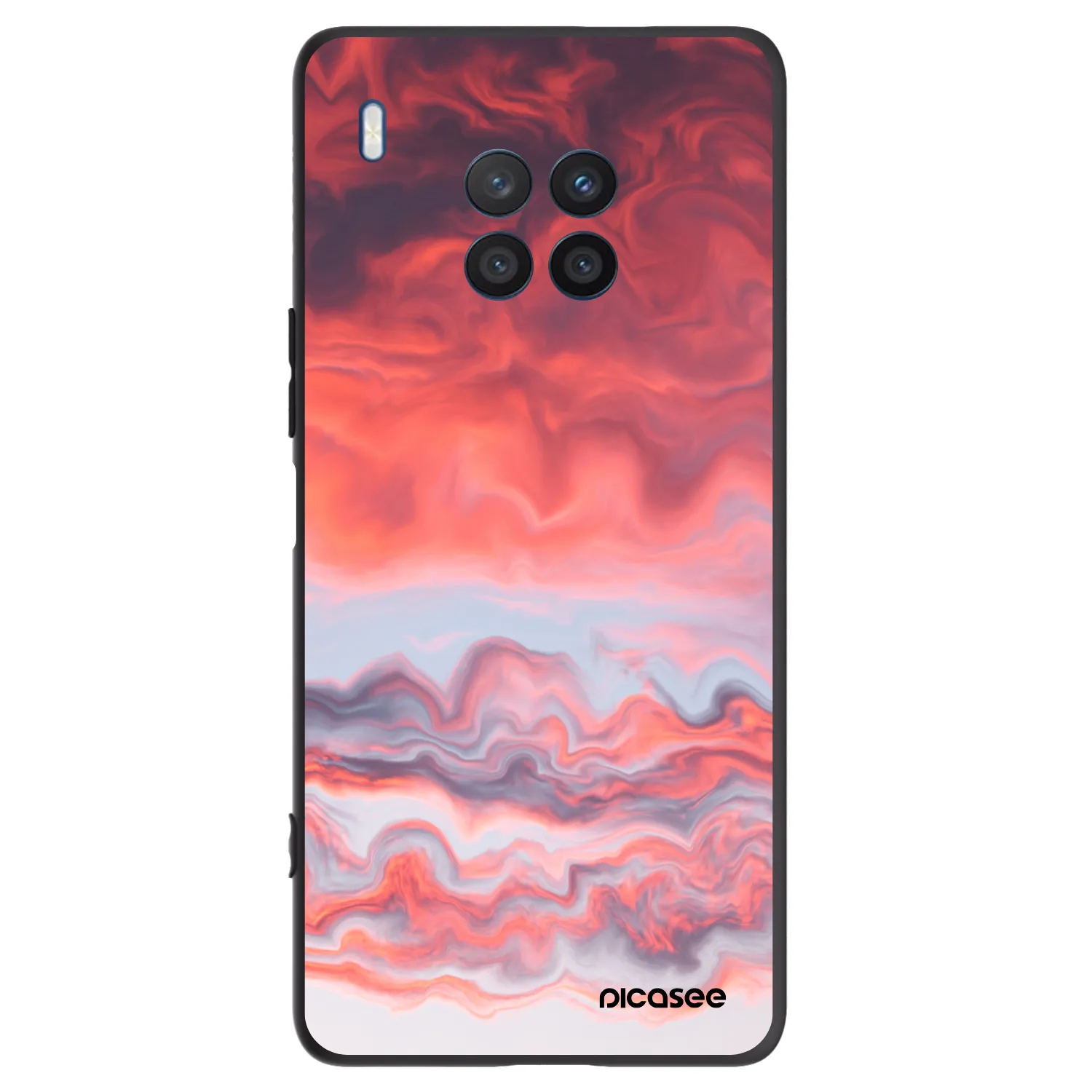 Picasee silikonový černý obal pro Honor 50 Lite - Sunset