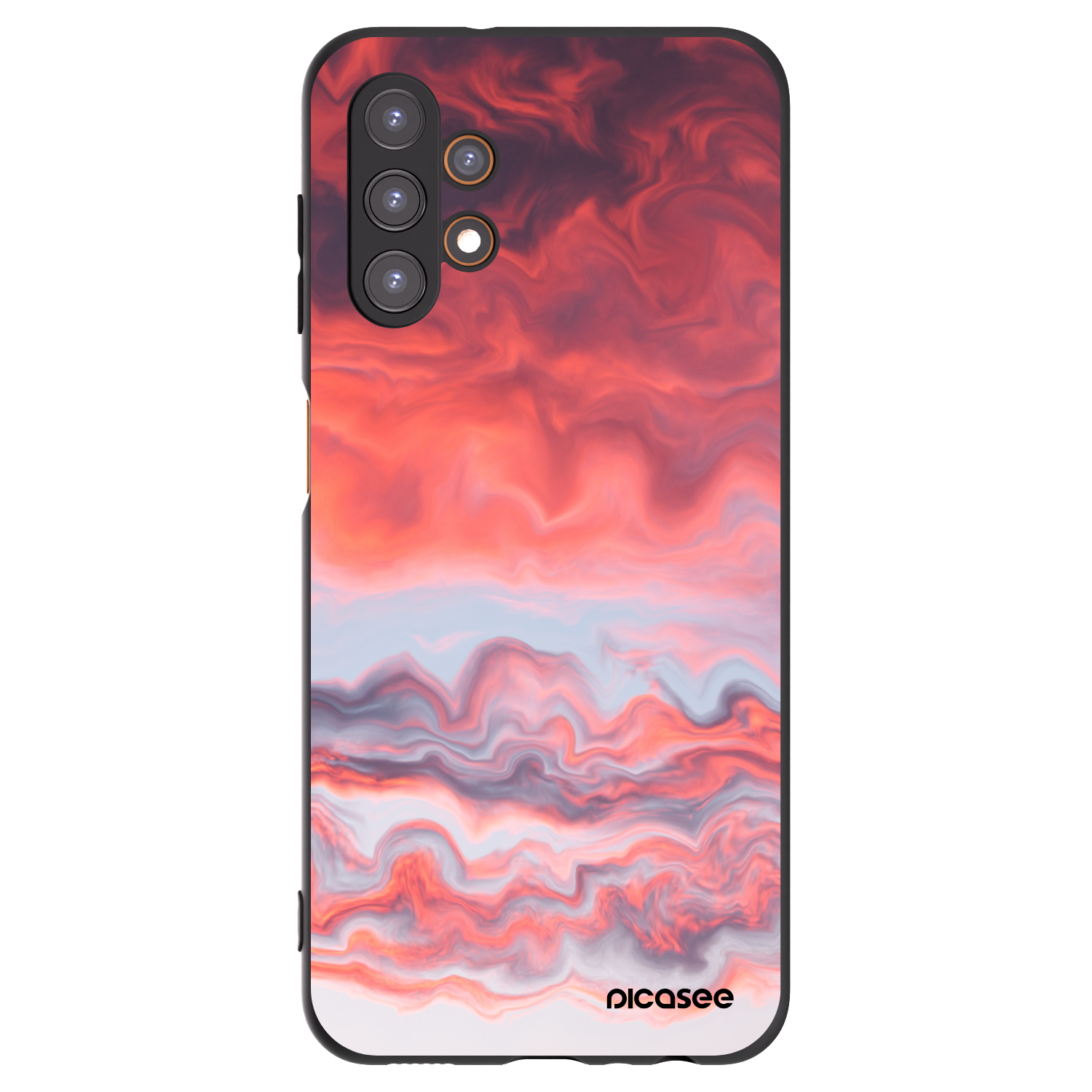 Picasee silikonový černý obal pro Samsung Galaxy A13 4G A135 - Sunset