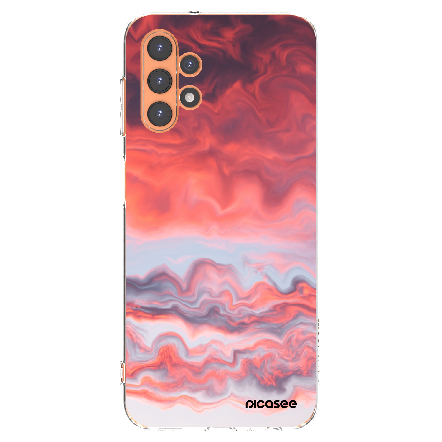 Picasee silikonový průhledný obal pro Samsung Galaxy A13 4G A135 - Sunset