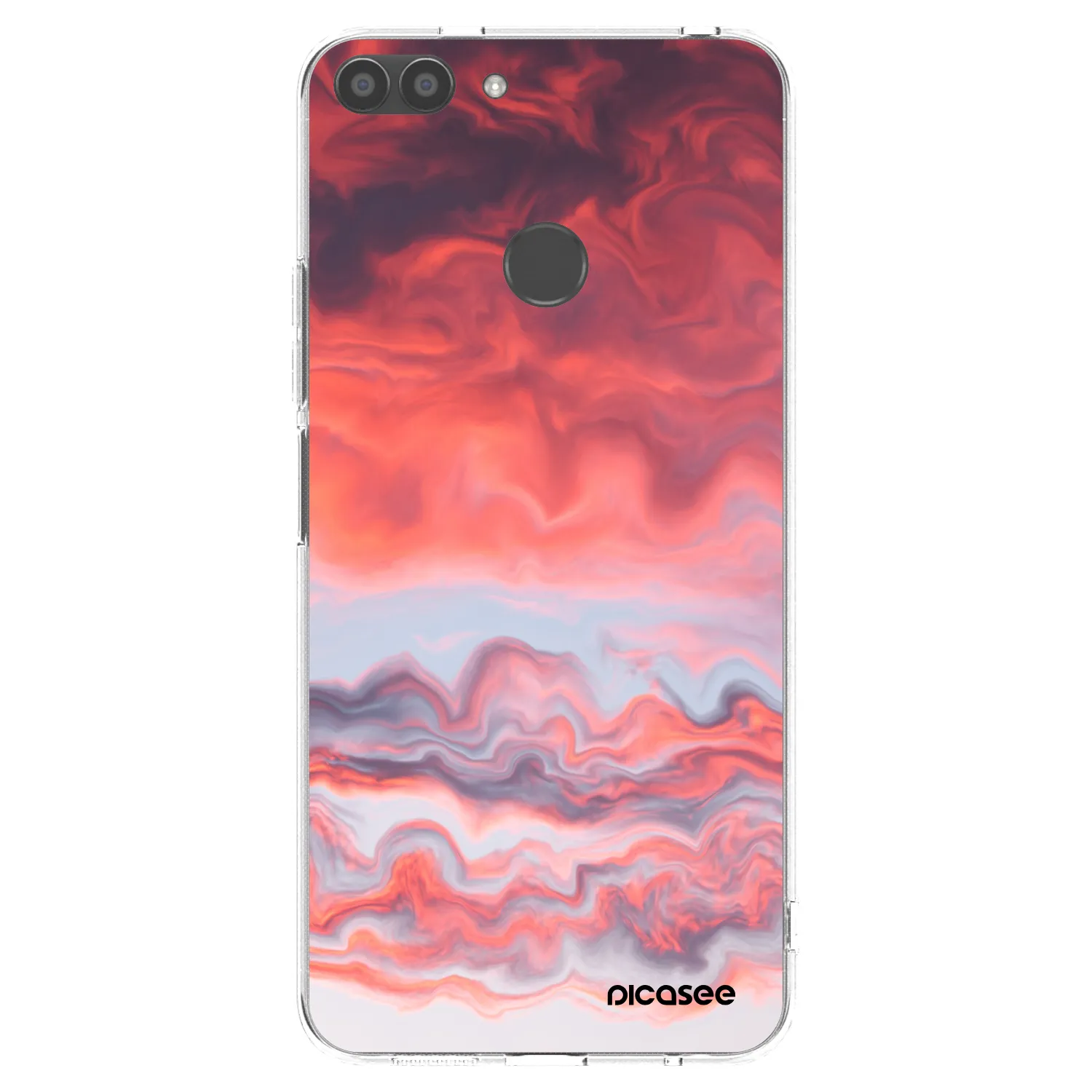 Picasee silikonový průhledný obal pro Huawei P Smart - Sunset