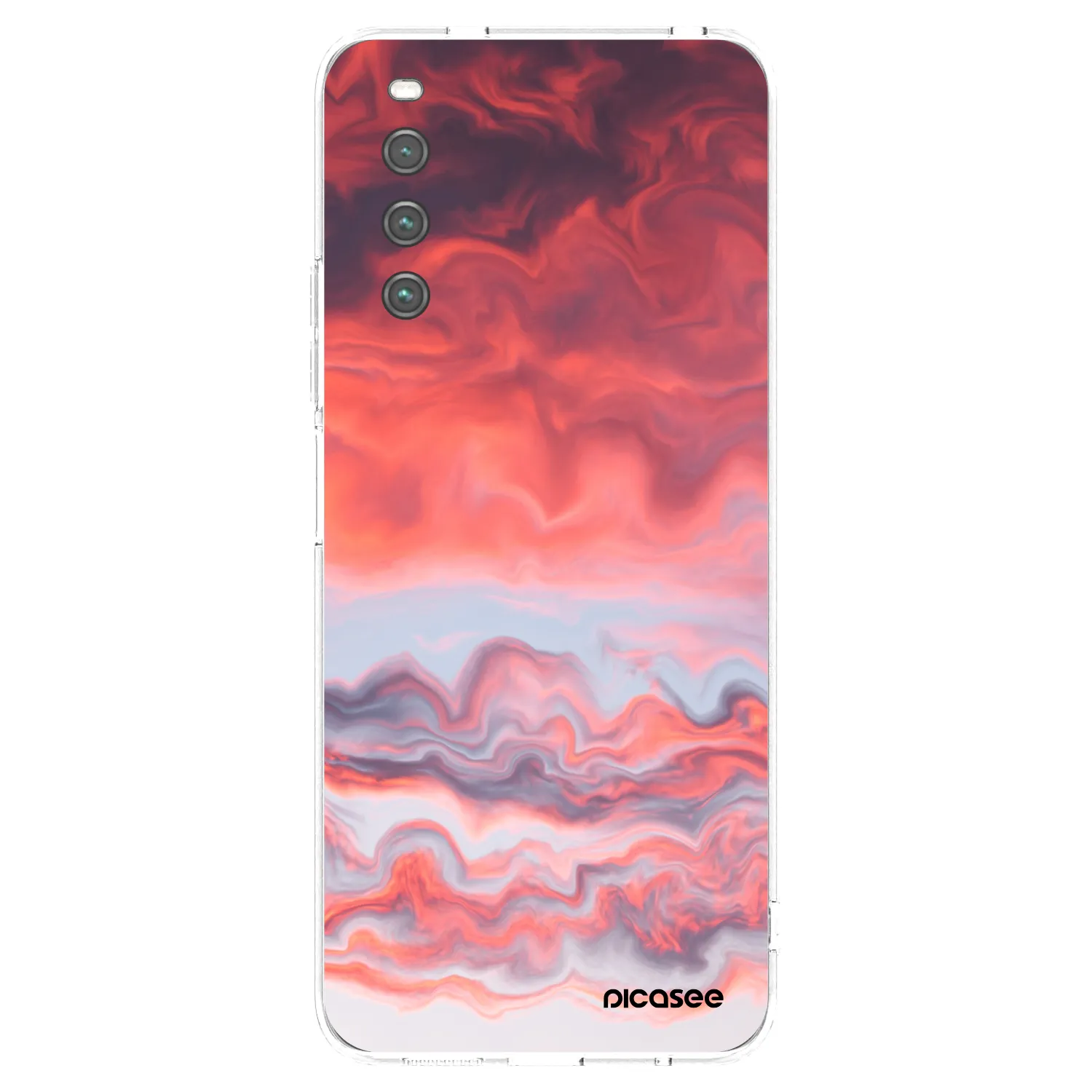 Picasee silikonový průhledný obal pro Sony Xperia 10 IV 5G - Sunset