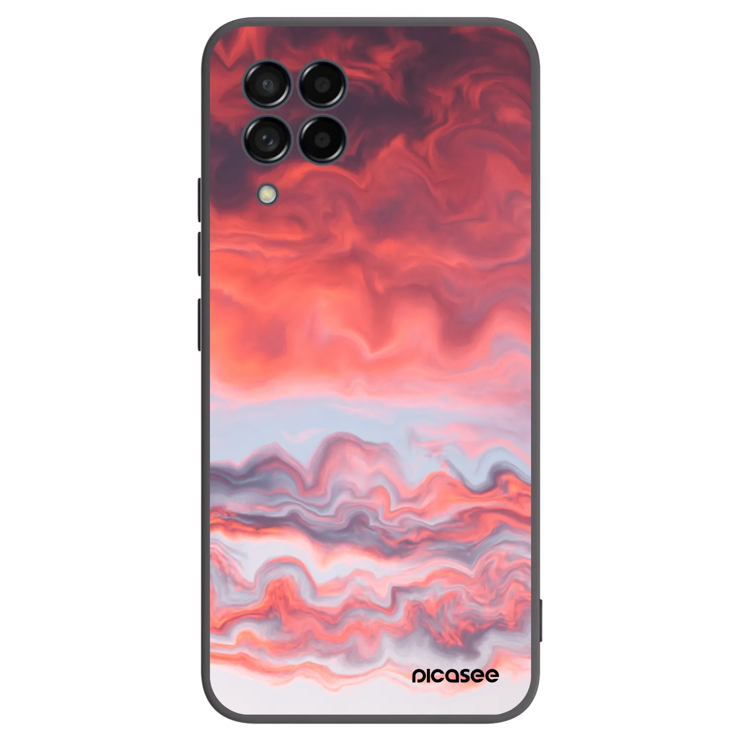 Picasee silikonový černý obal pro Samsung Galaxy M53 5G - Sunset