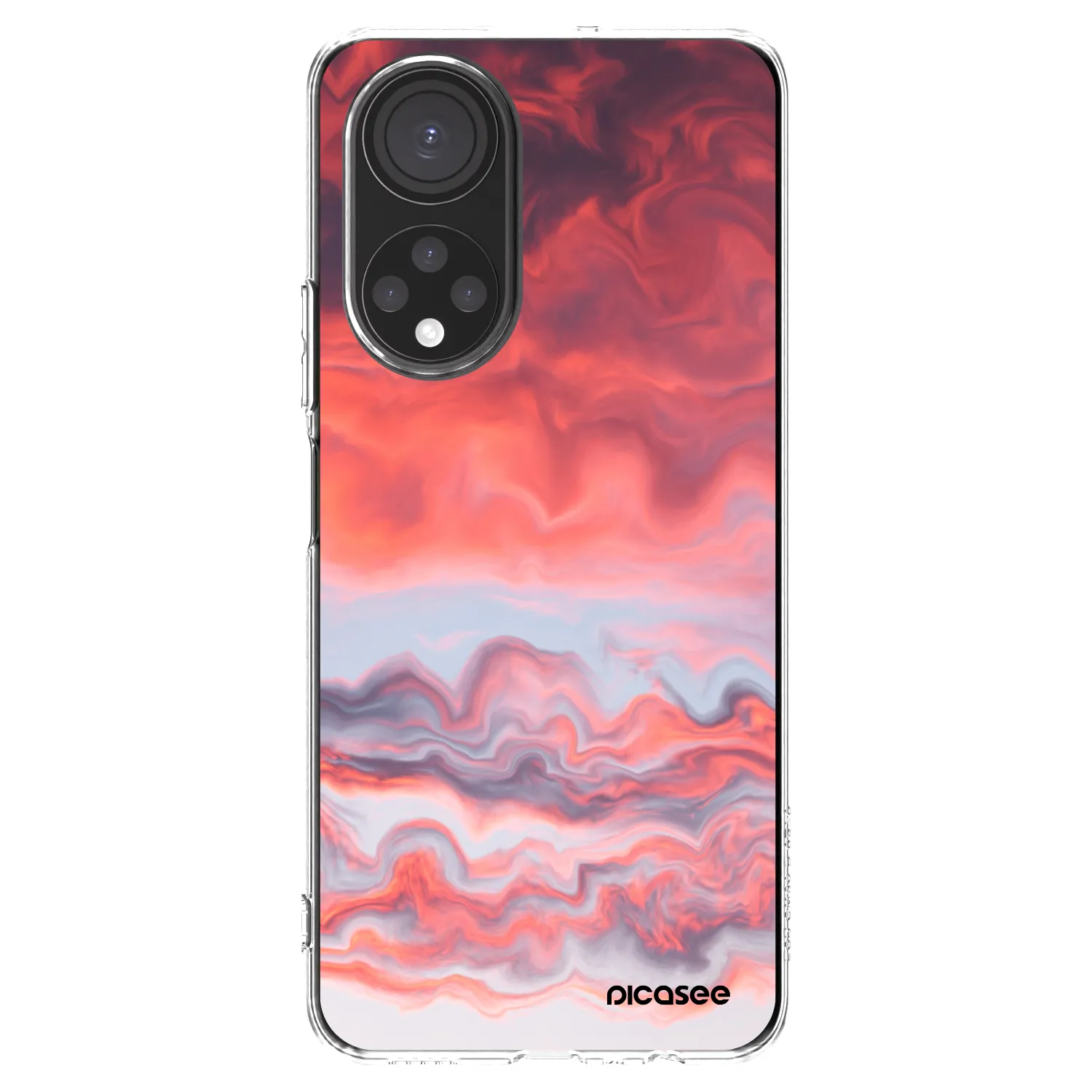 Picasee silikonový průhledný obal pro Honor X7 - Sunset