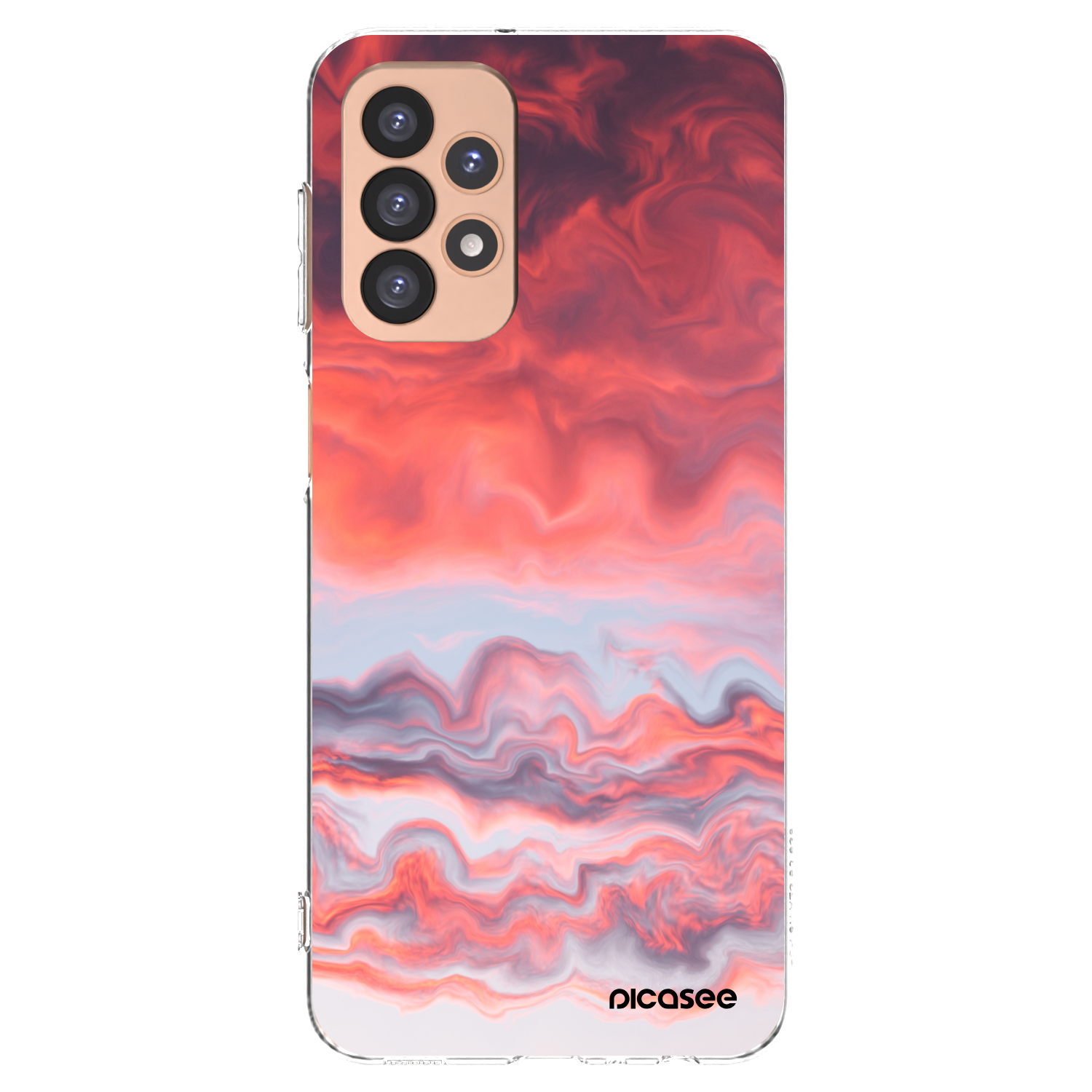 Picasee silikonový průhledný obal pro Samsung Galaxy A23 A236B 5G - Sunset