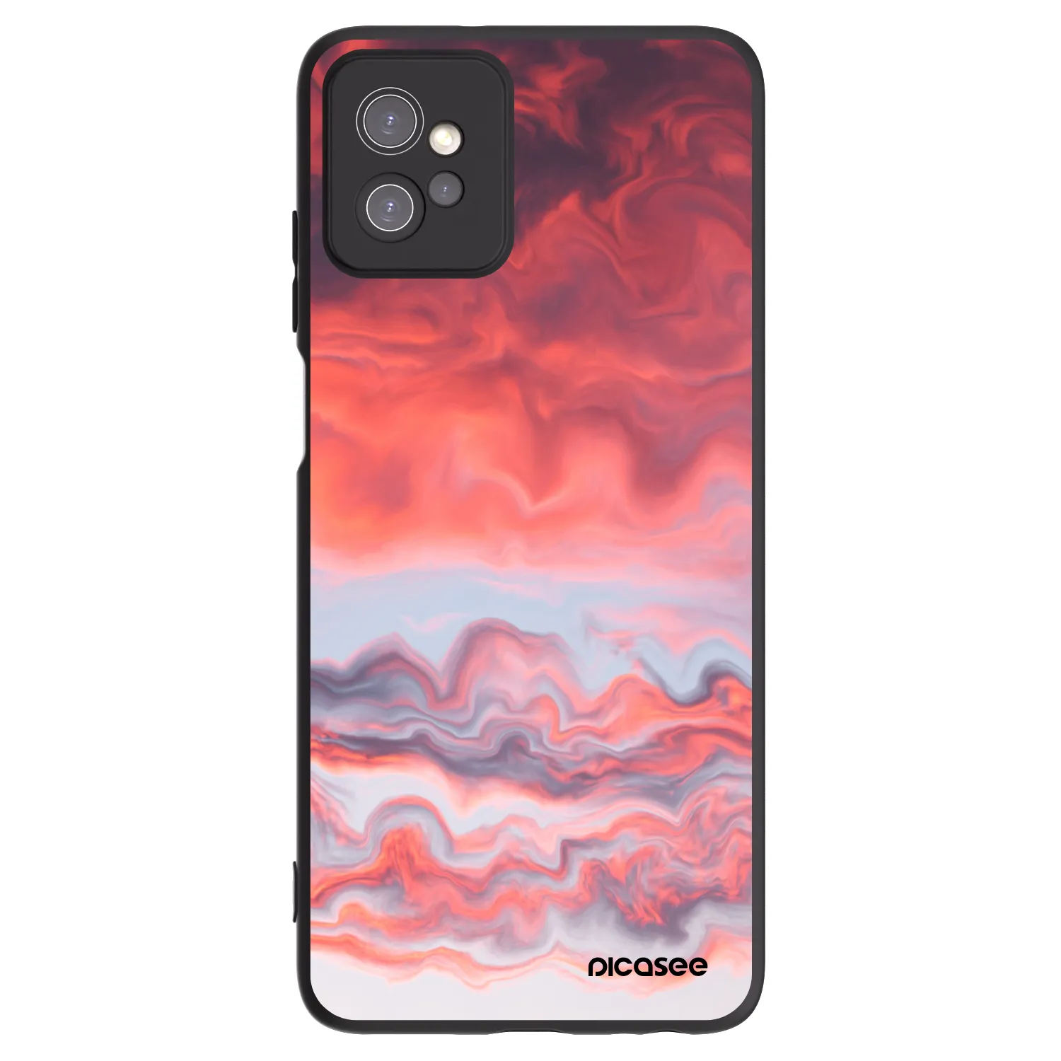 Picasee silikonový černý obal pro Motorola Moto G32 - Sunset