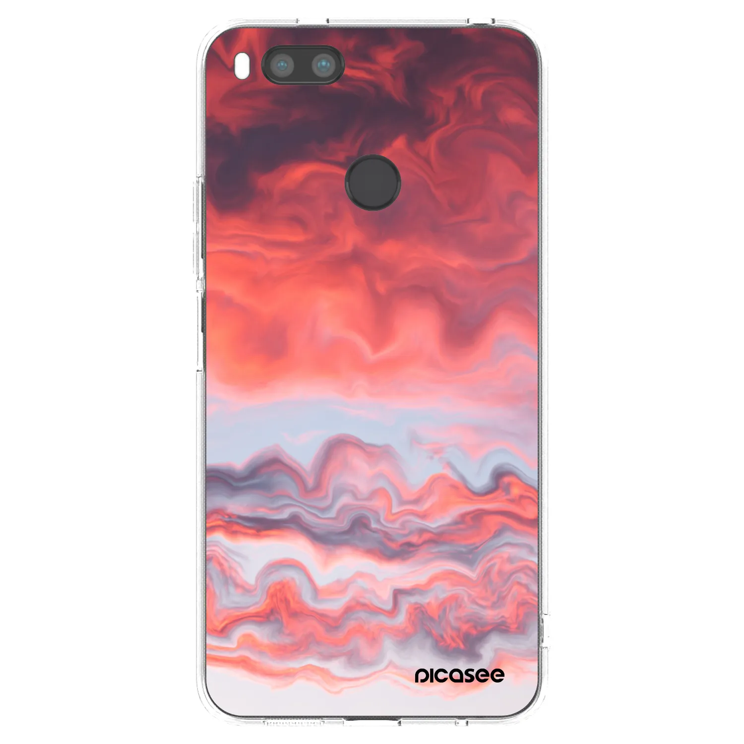 Picasee silikonový průhledný obal pro Xiaomi Redmi A1 - Sunset