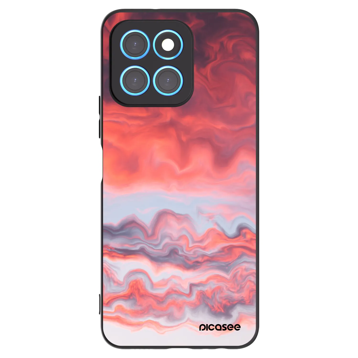 Picasee silikonový černý obal pro Honor X6 - Sunset