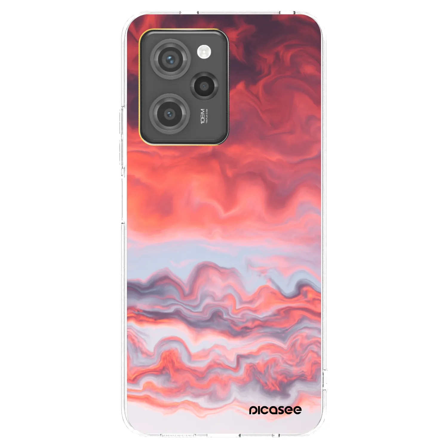 Picasee silikonový černý obal pro Xiaomi Poco X5 Pro - Sunset