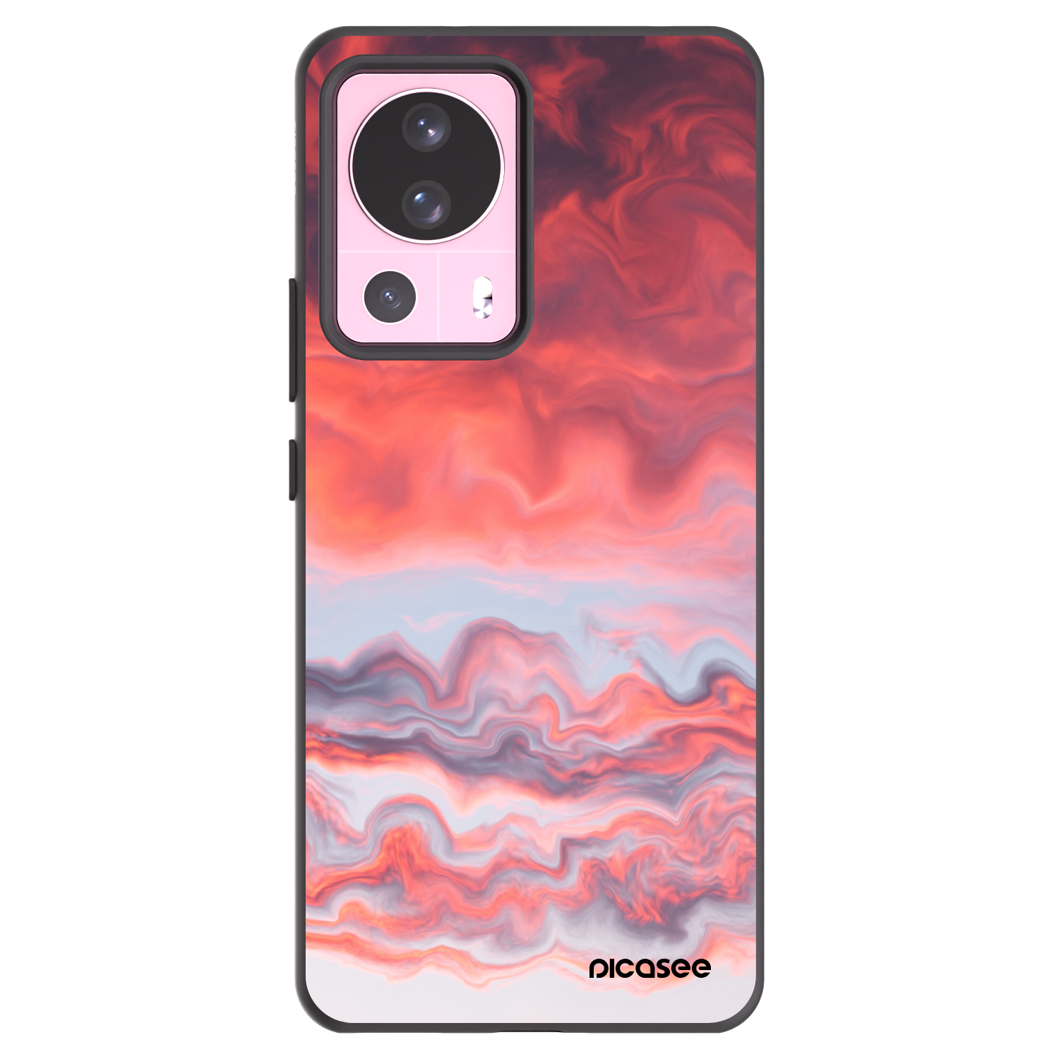 Picasee silikonový černý obal pro Xiaomi 13 Lite - Sunset
