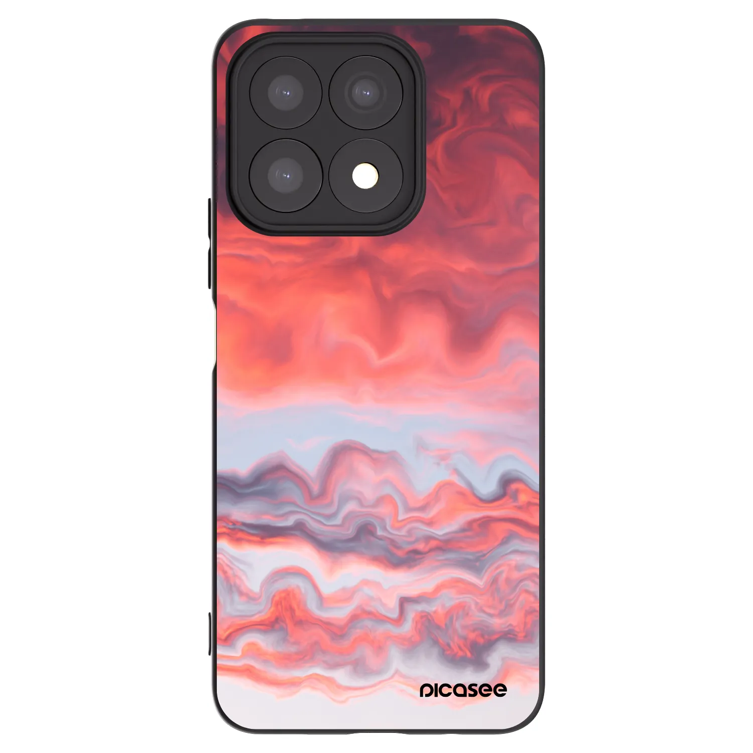 Picasee silikonový černý obal pro Honor X8a - Sunset