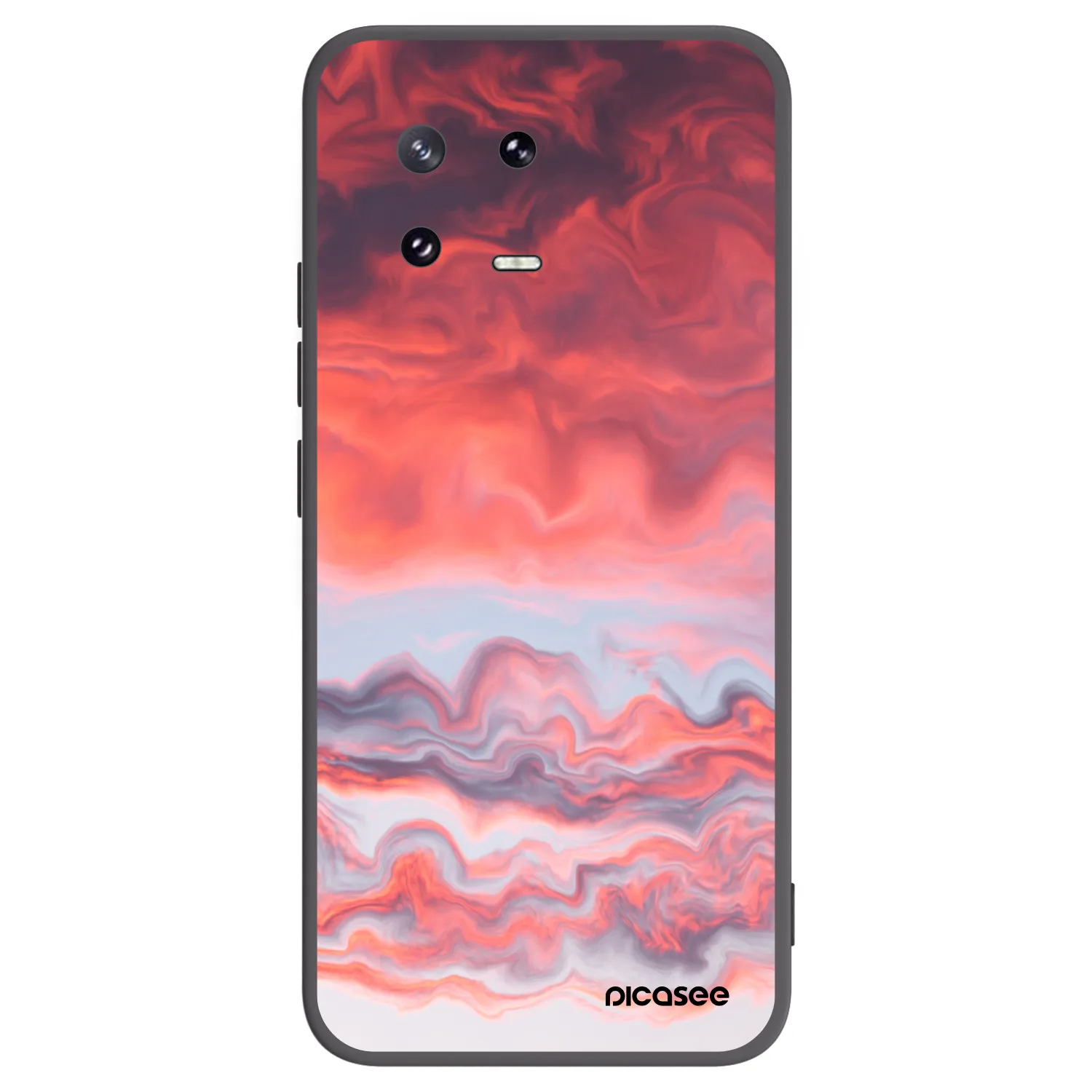 Picasee silikonový černý obal pro Xiaomi 13 Pro - Sunset