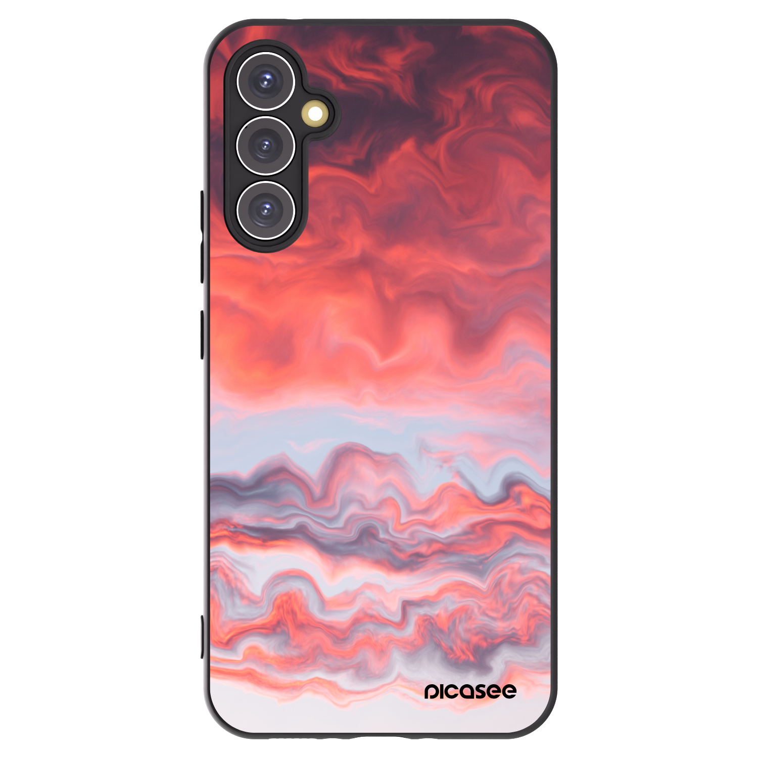 Picasee silikonový černý obal pro Samsung Galaxy A34 5G A346B - Sunset