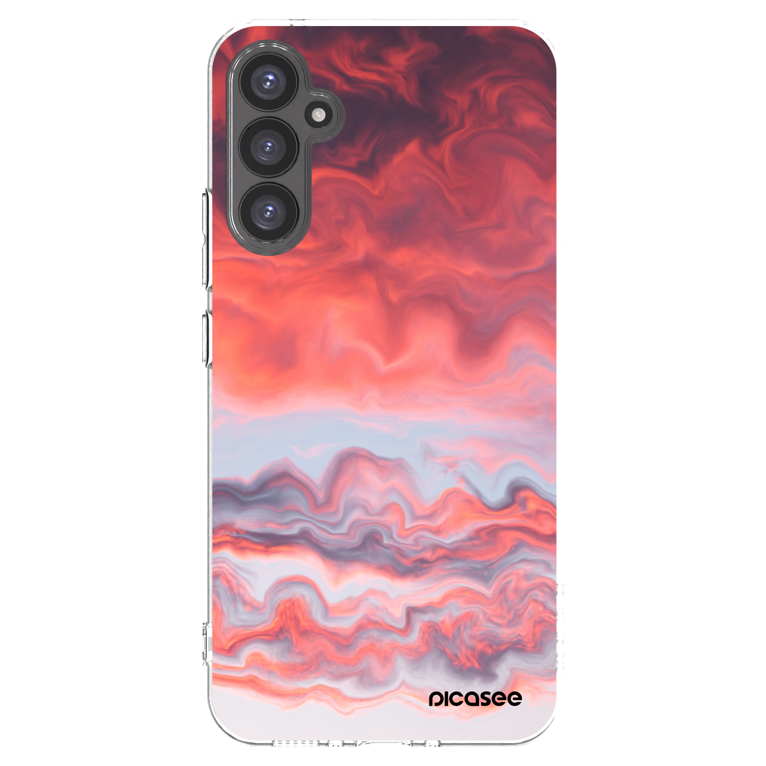 Picasee silikonový průhledný obal pro Samsung Galaxy A34 5G A346B - Sunset