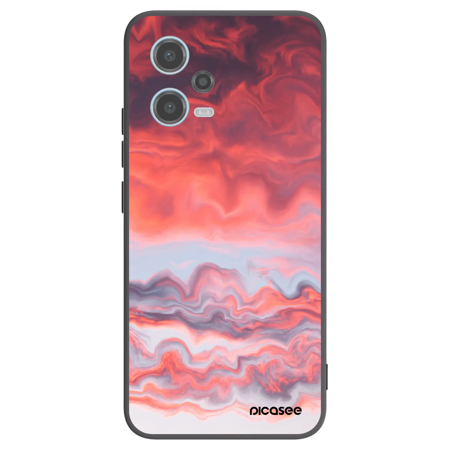 Picasee silikonový černý obal pro Xiaomi Redmi Note 12 5G - Sunset