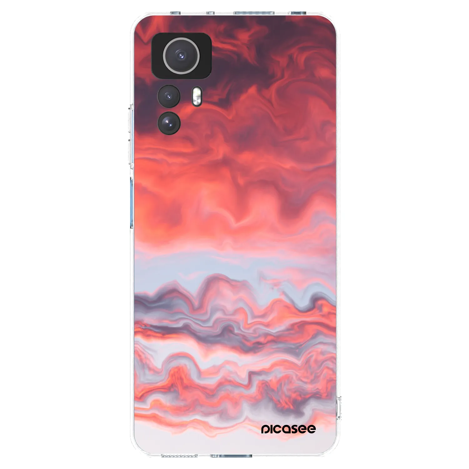 Picasee silikonový průhledný obal pro Xiaomi Redmi Note 12S - Sunset