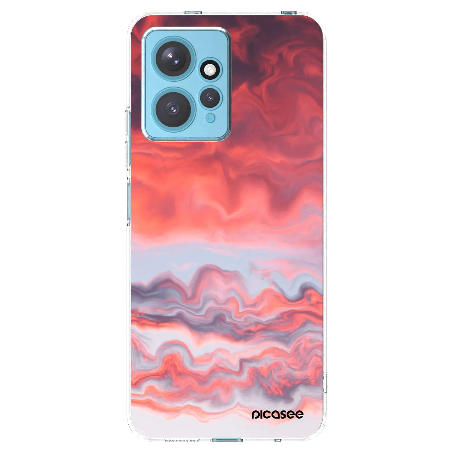 Picasee silikonový průhledný obal pro Xiaomi Redmi Note 12 4G - Sunset