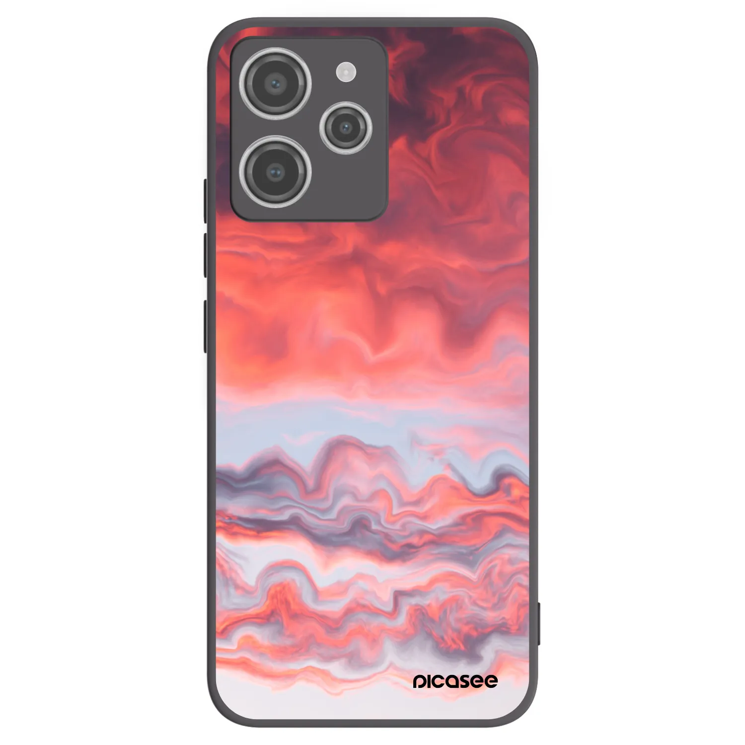 Picasee silikonový černý obal pro Xiaomi Redmi 12 4G - Sunset