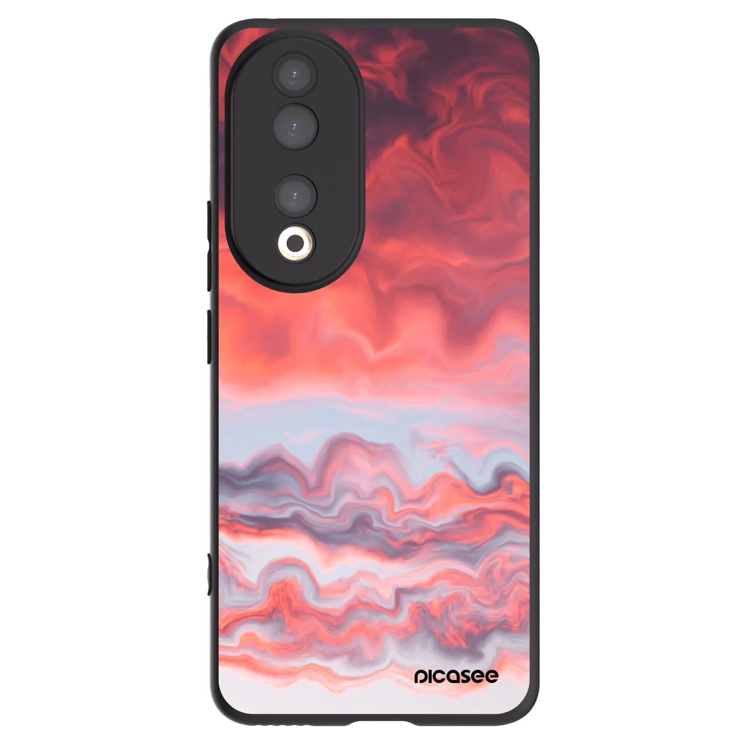 Picasee silikonový černý obal pro Honor 90 5G - Sunset