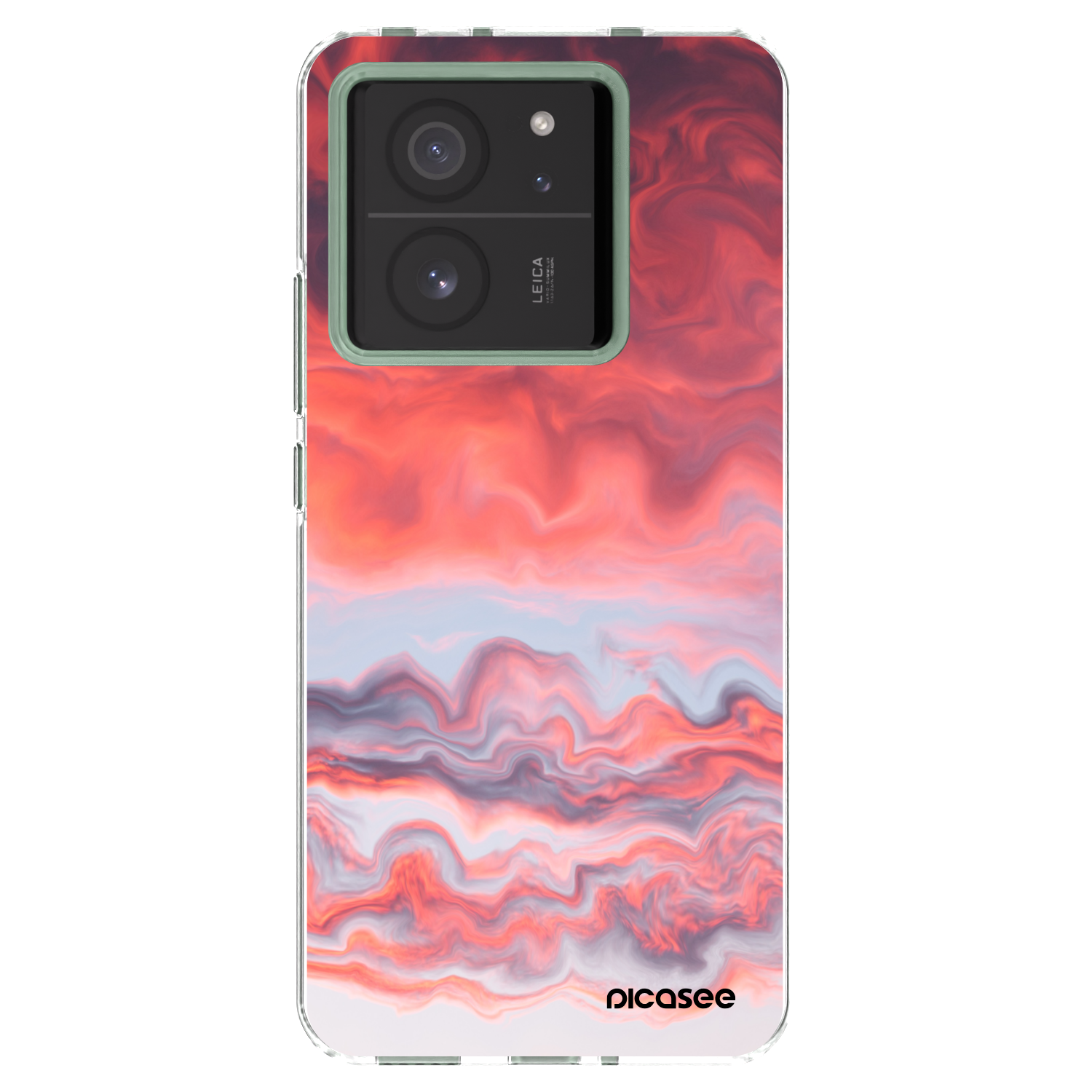 Picasee silikonový průhledný obal pro Xiaomi 13T - Sunset