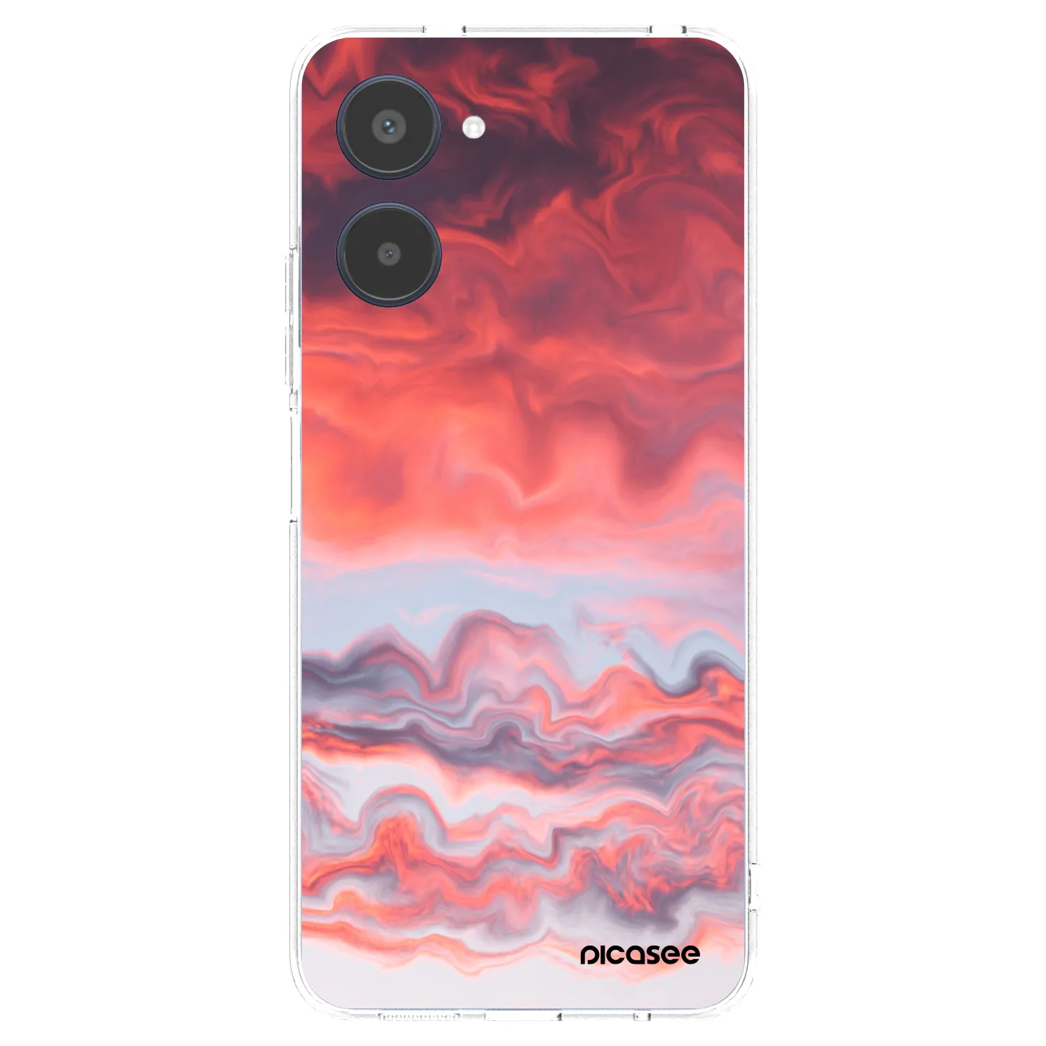 Picasee silikonový průhledný obal pro Realme 10 4G - Sunset