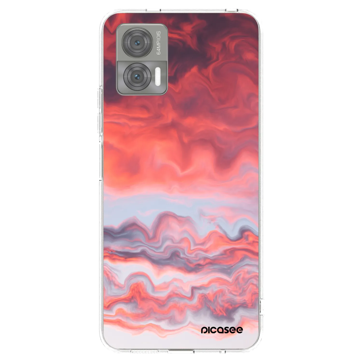 Picasee silikonový průhledný obal pro Motorola Edge 30 Neo - Sunset