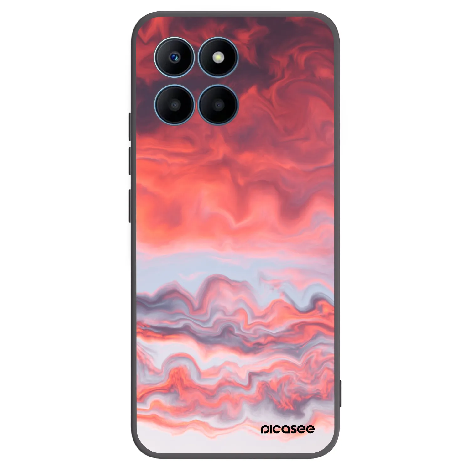 Picasee silikonový černý obal pro Honor 70 Lite - Sunset