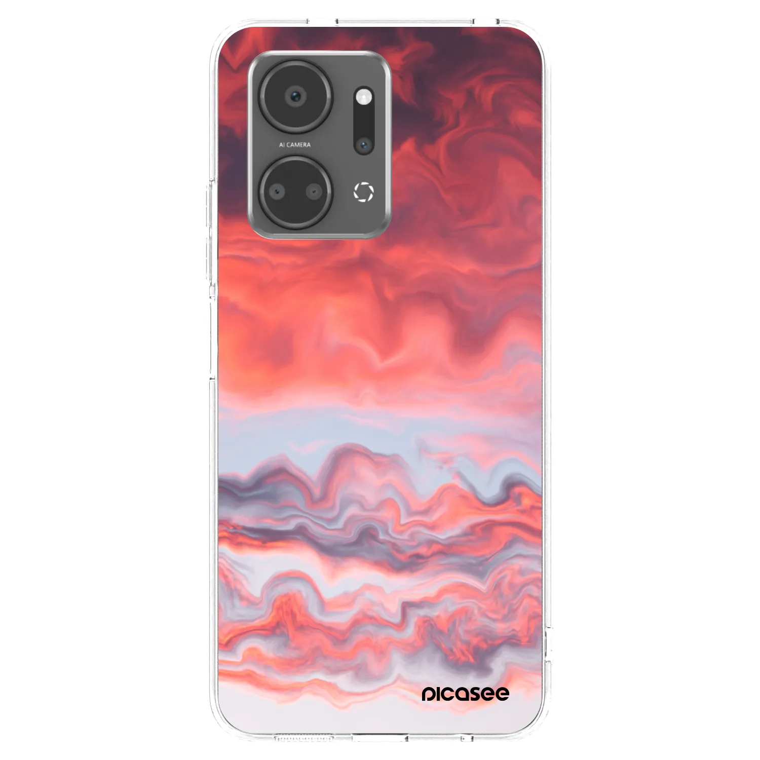 Picasee silikonový průhledný obal pro Honor X7a - Sunset