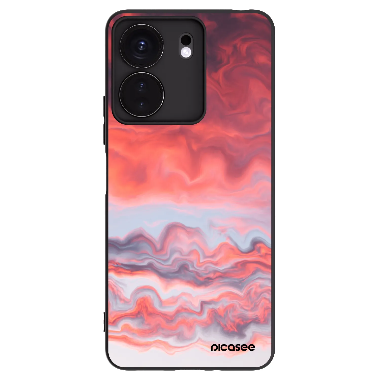 Picasee silikonový černý obal pro Xiaomi Redmi 13C 4G - Sunset