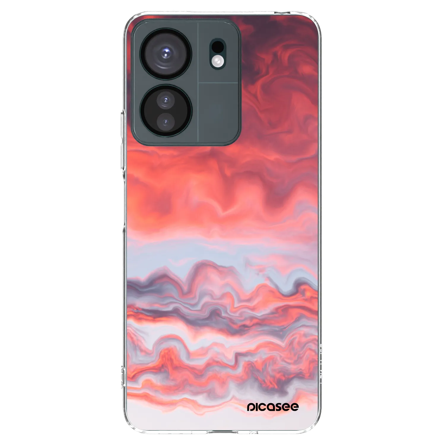 Picasee silikonový průhledný obal pro Xiaomi Redmi 13C 4G - Sunset