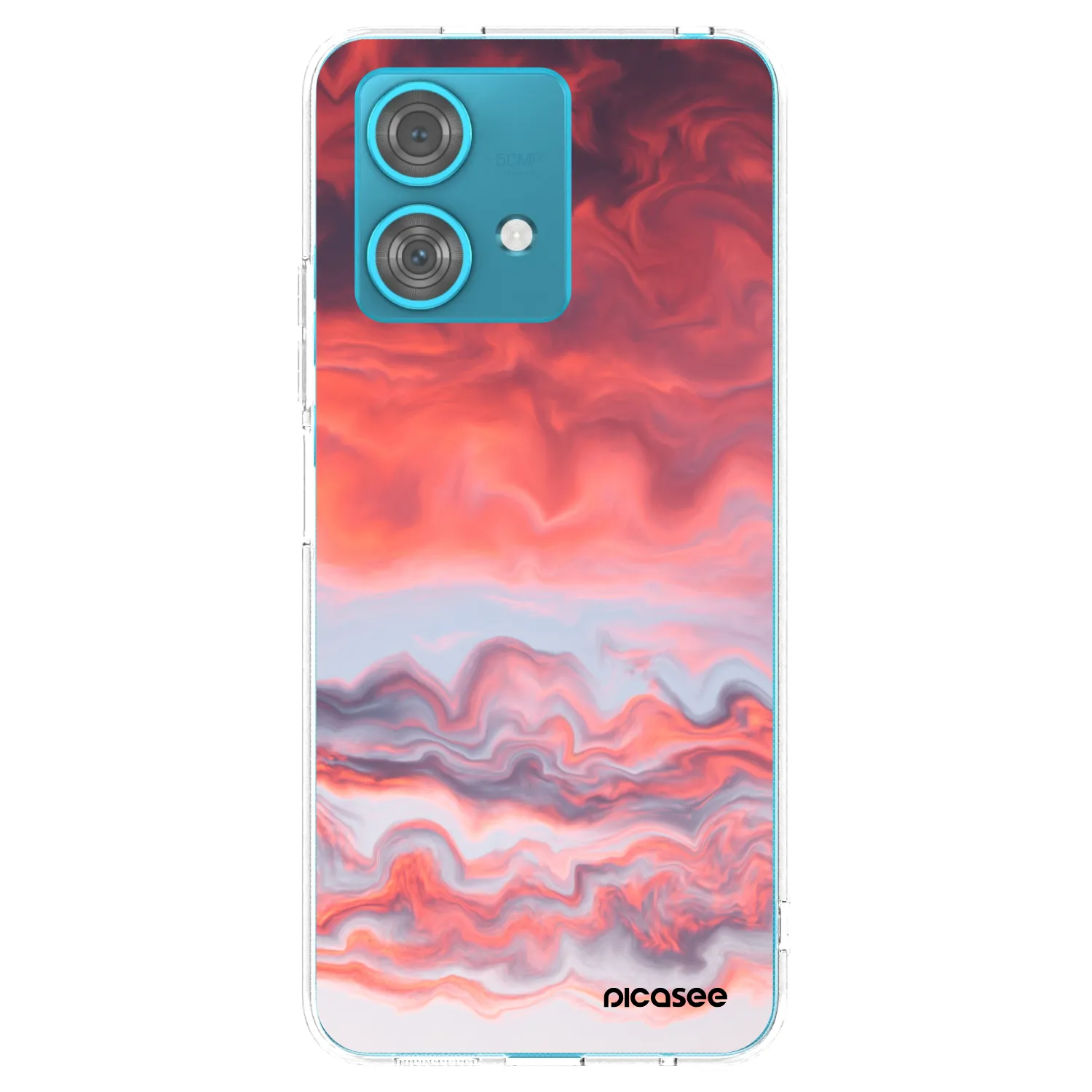 Picasee silikonový průhledný obal pro Motorola Edge 40 Neo - Sunset