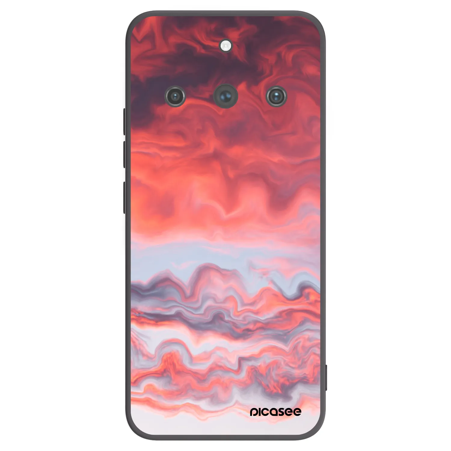 Picasee silikonový černý obal pro Realme 11 Pro+ - Sunset